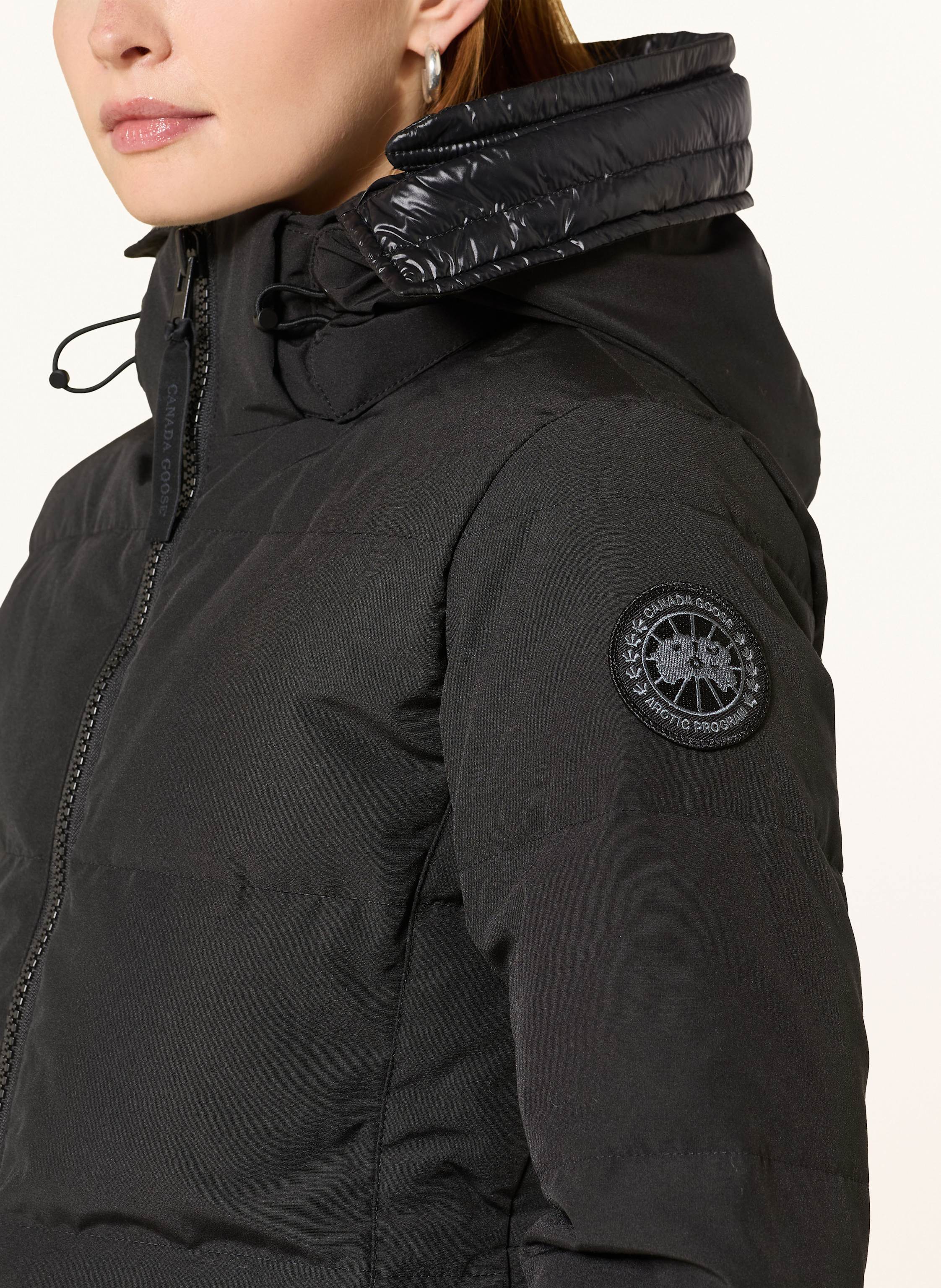 Thumbnail - Canada Goose Daunenjacke Mit Abnehmbarer Kapuze schwarz