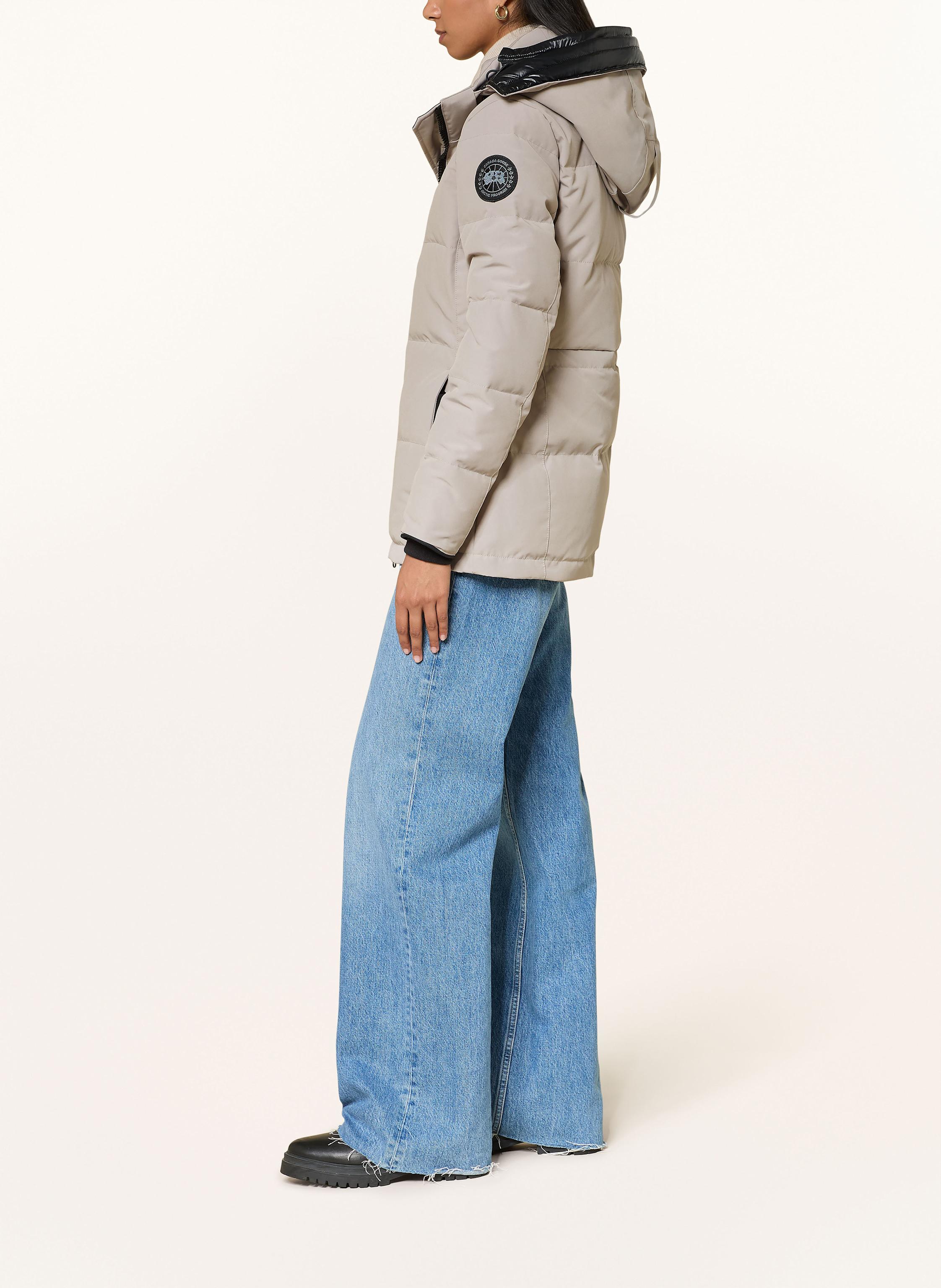 Thumbnail - Canada Goose Daunenjacke Mit Abnehmbarer Kapuze grau