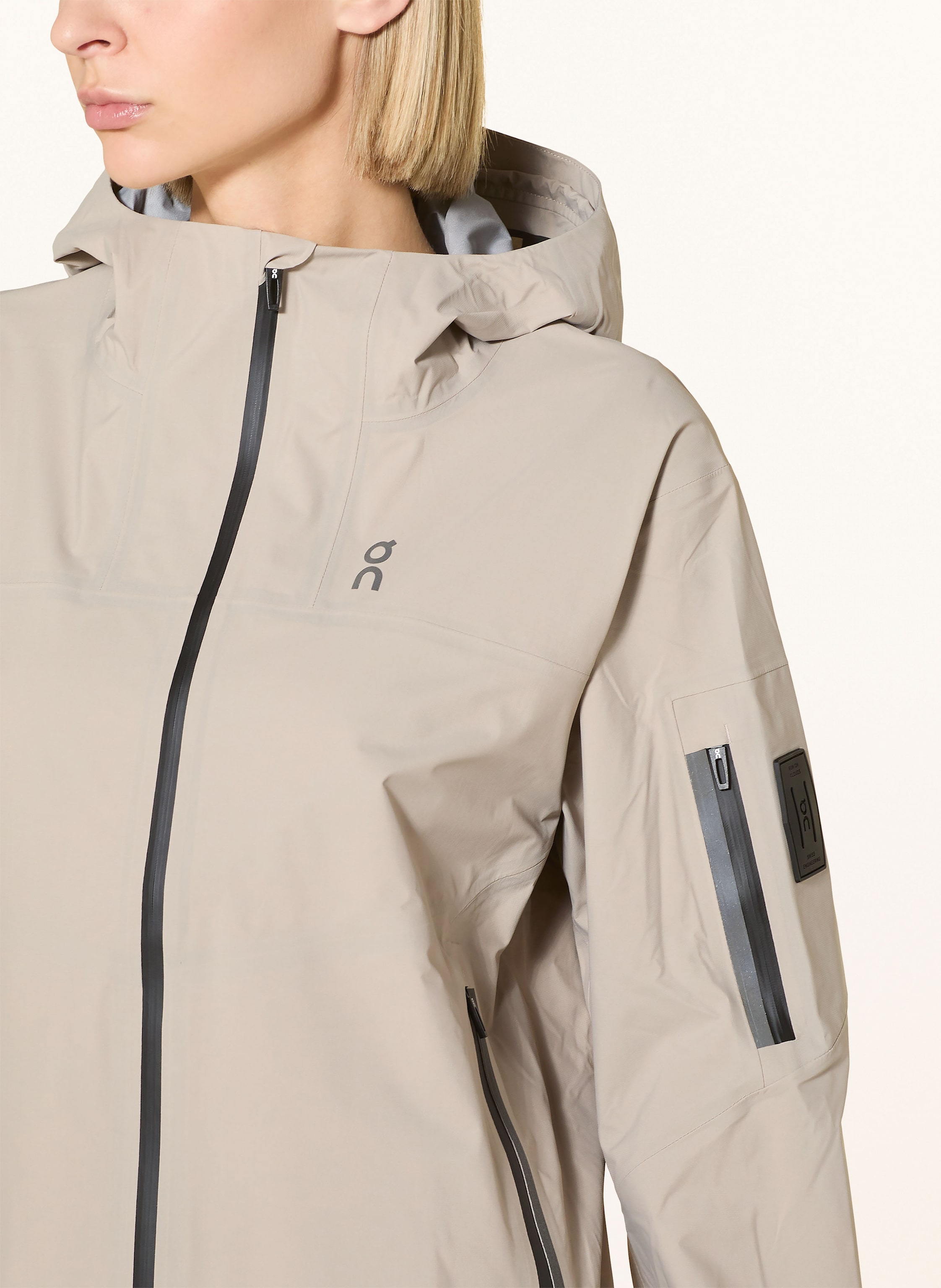 Thumbnail - On Funktionsjacke Trek beige