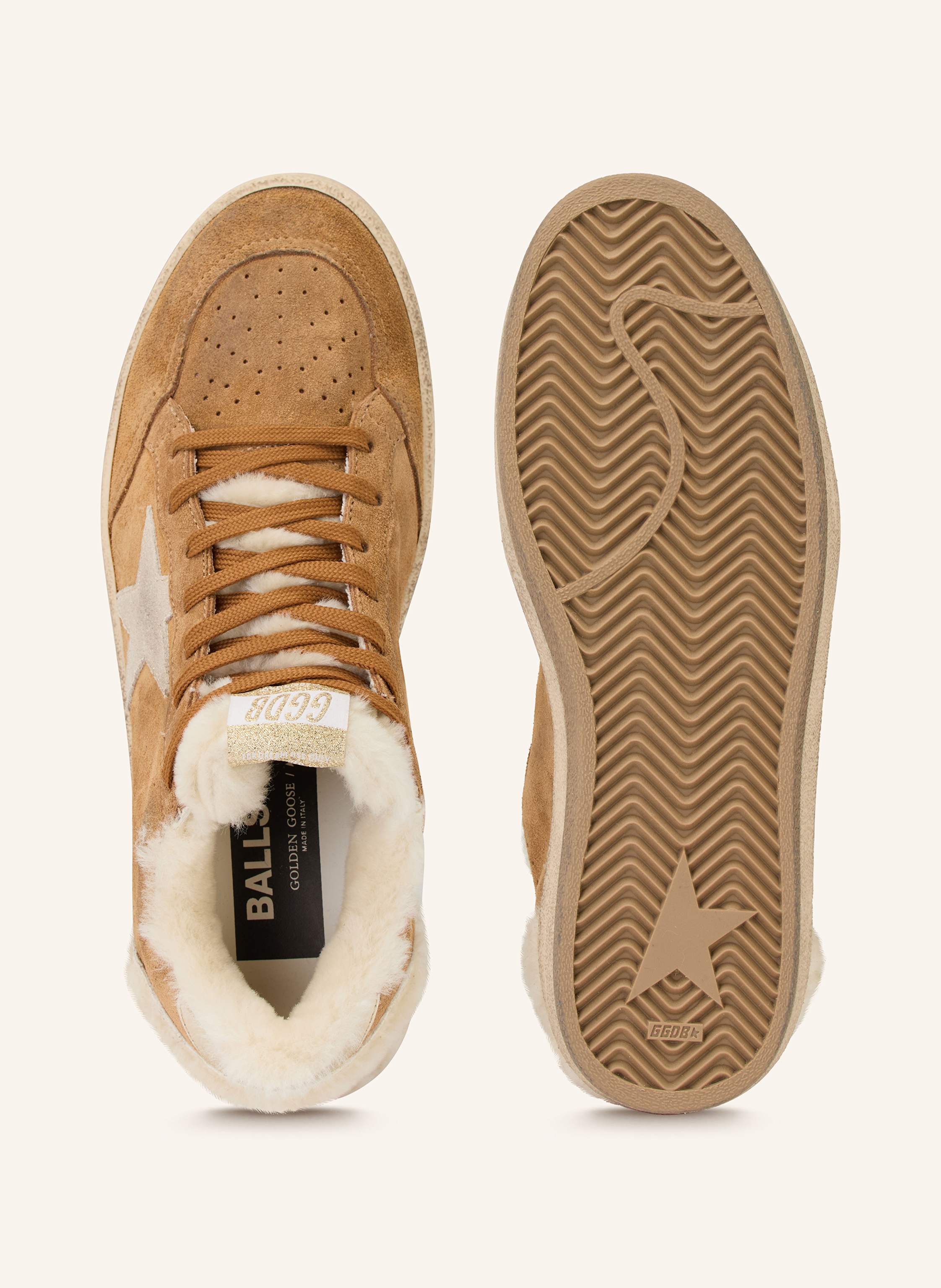 Thumbnail - Golden Goose Sneaker Ball Star braun