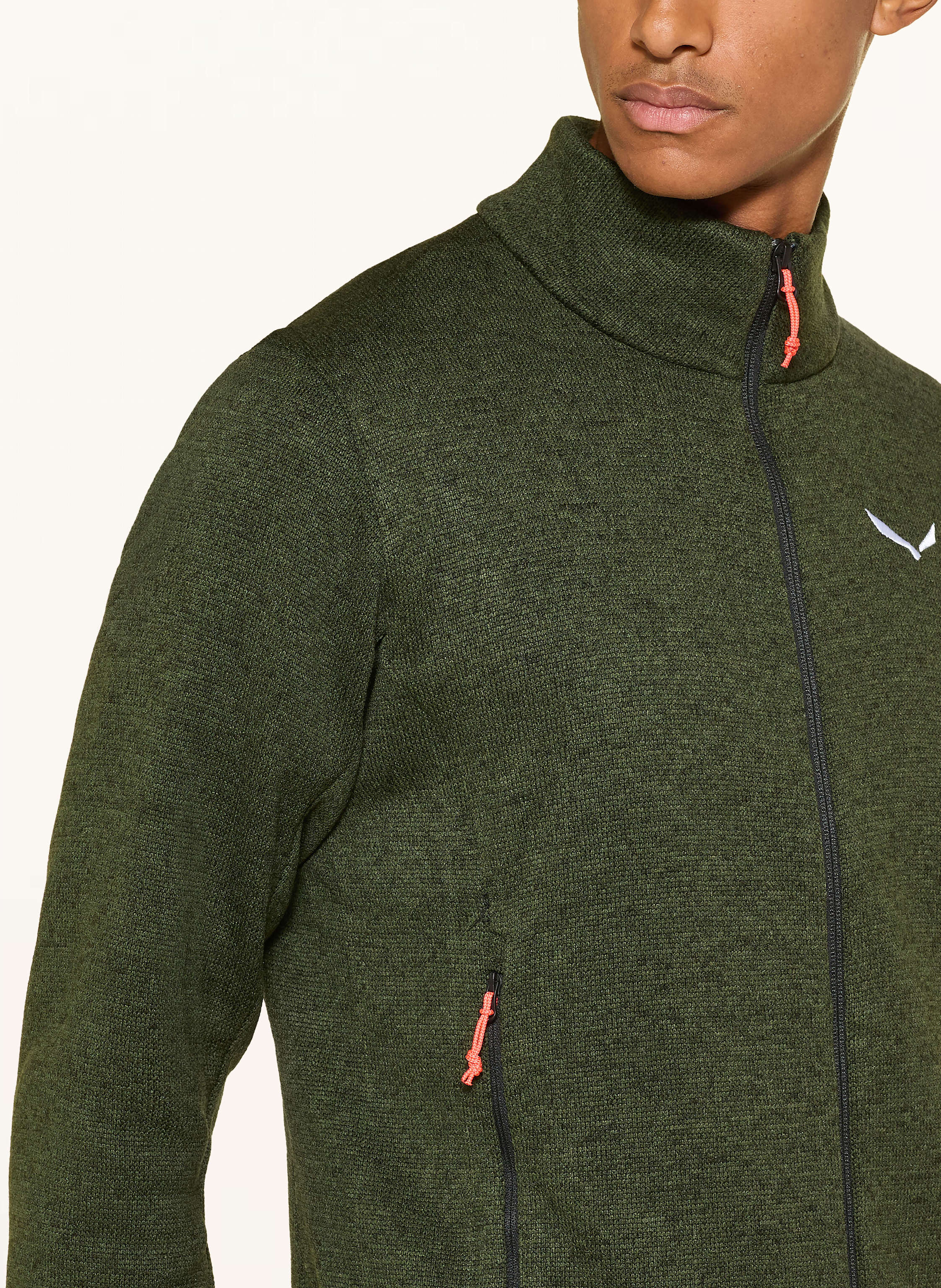 Thumbnail - Salewa Strick-Fleecejacke Puez Rocca Polarlite gruen