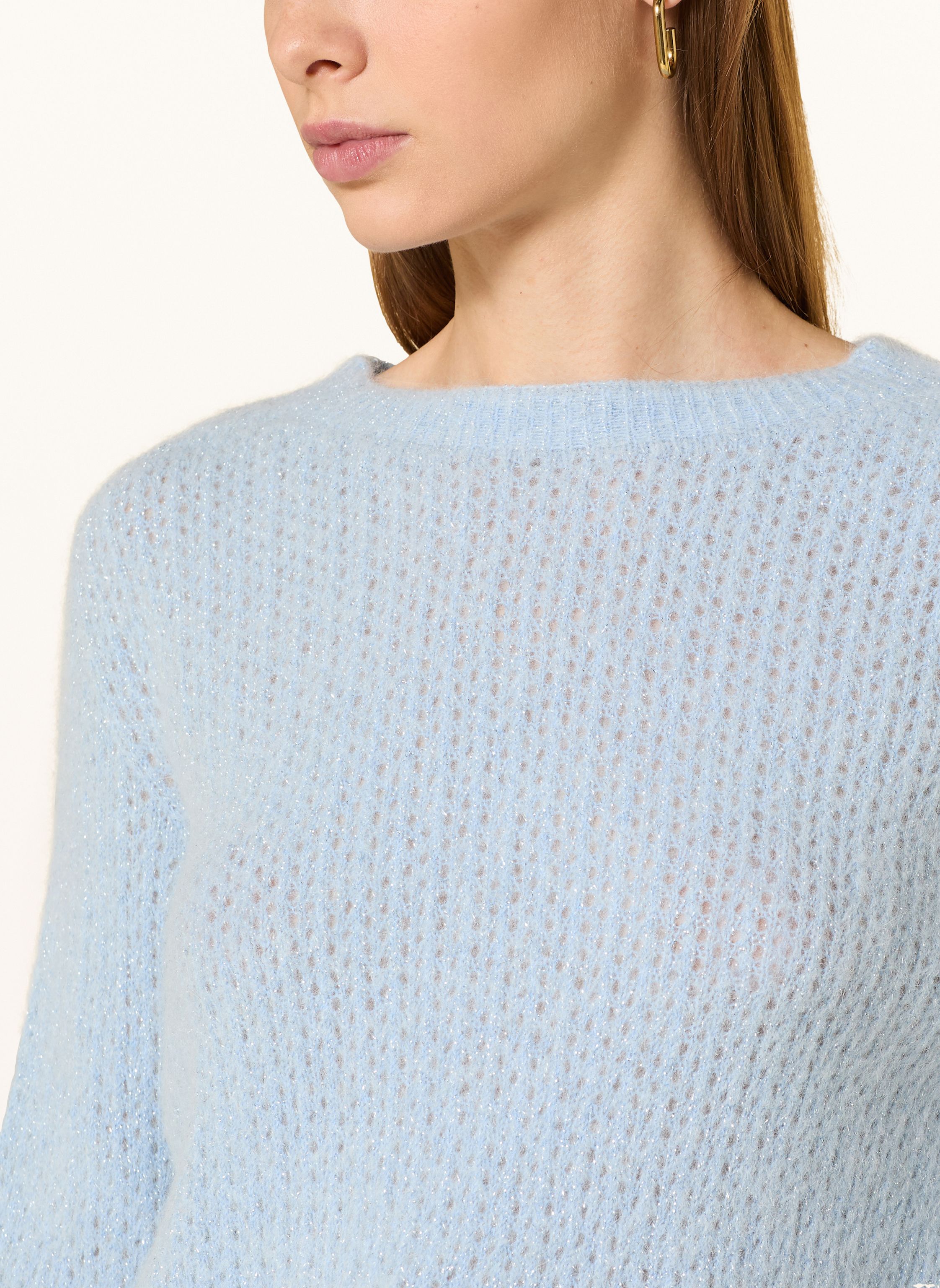Thumbnail - Liu Jo Pullover Mit Alpaka blau