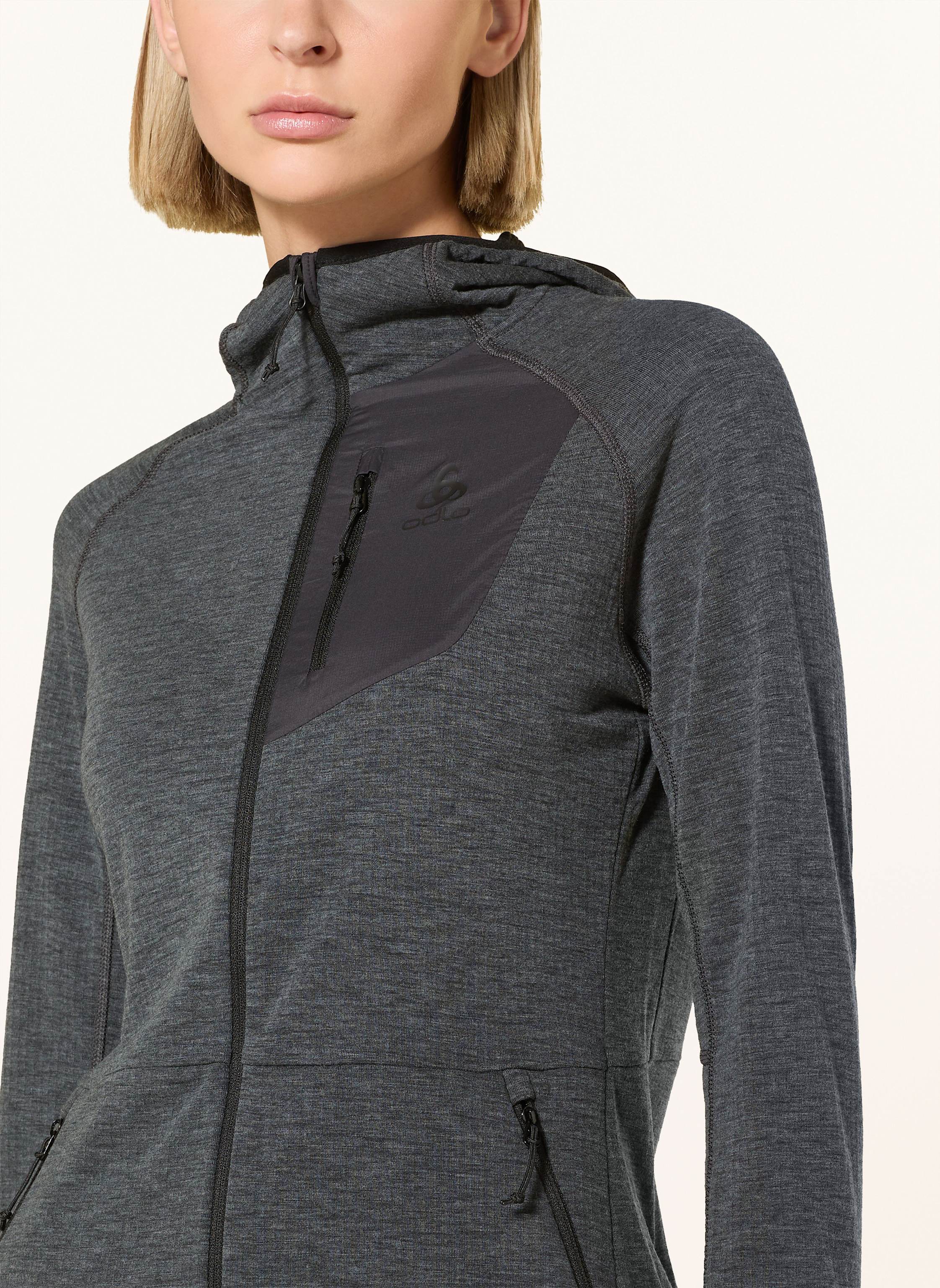 Thumbnail - Odlo Midlayer-Jacke Ascent schwarz