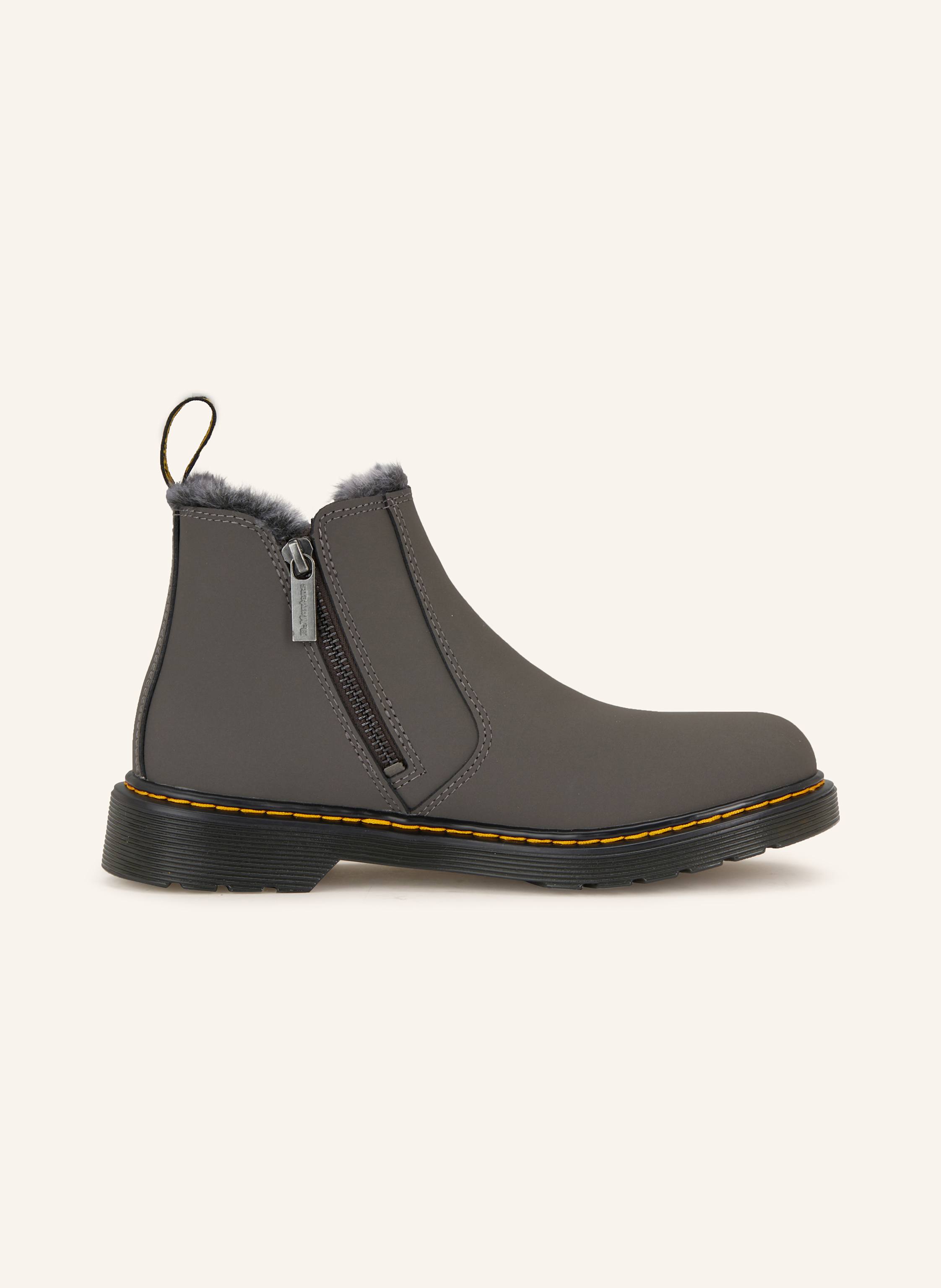 Thumbnail - Dr. Martens Chelsea-Boots 2976 Leonore grau