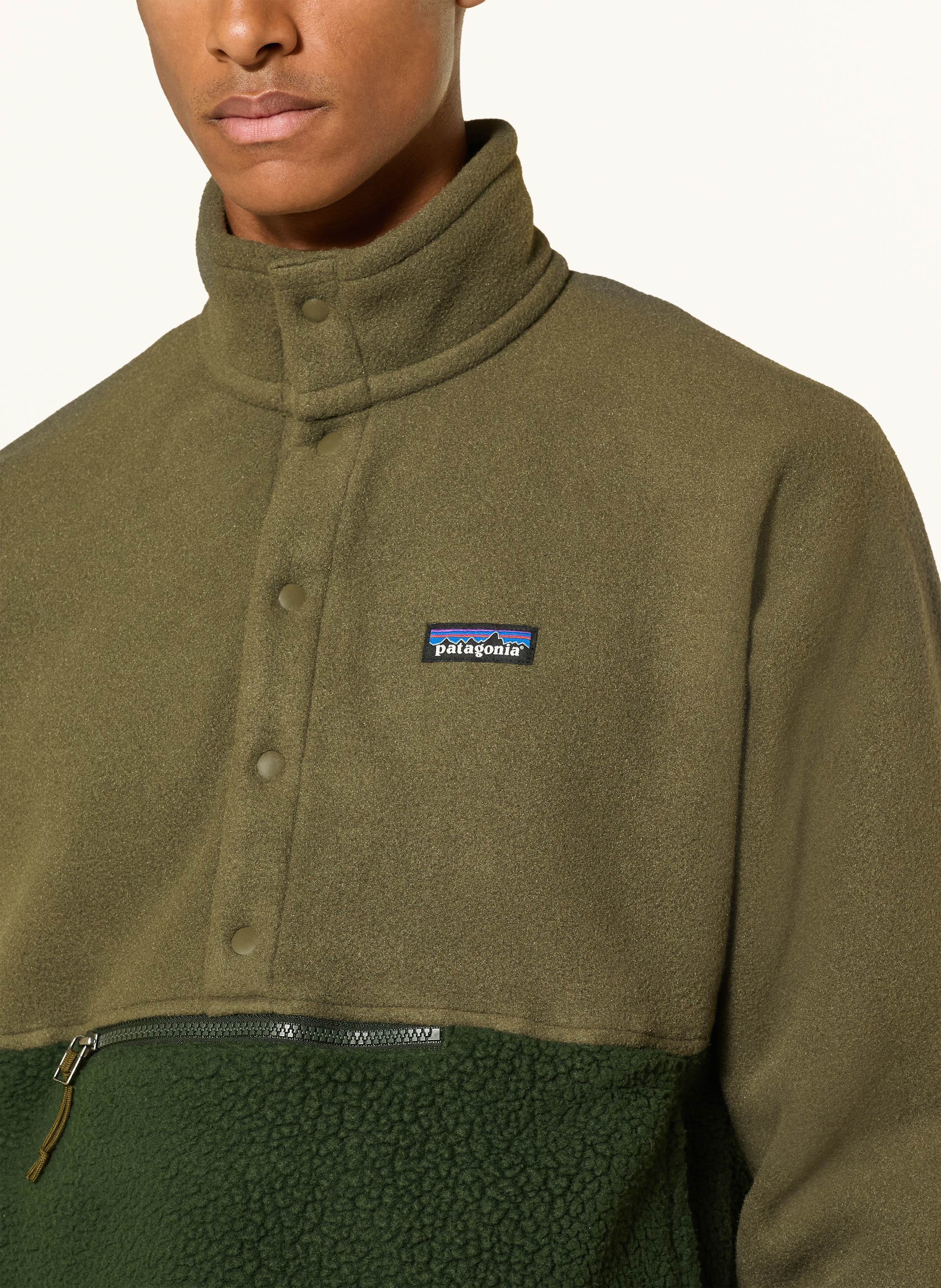 Thumbnail - Patagonia Fleece-Troyer Retro Pile gruen