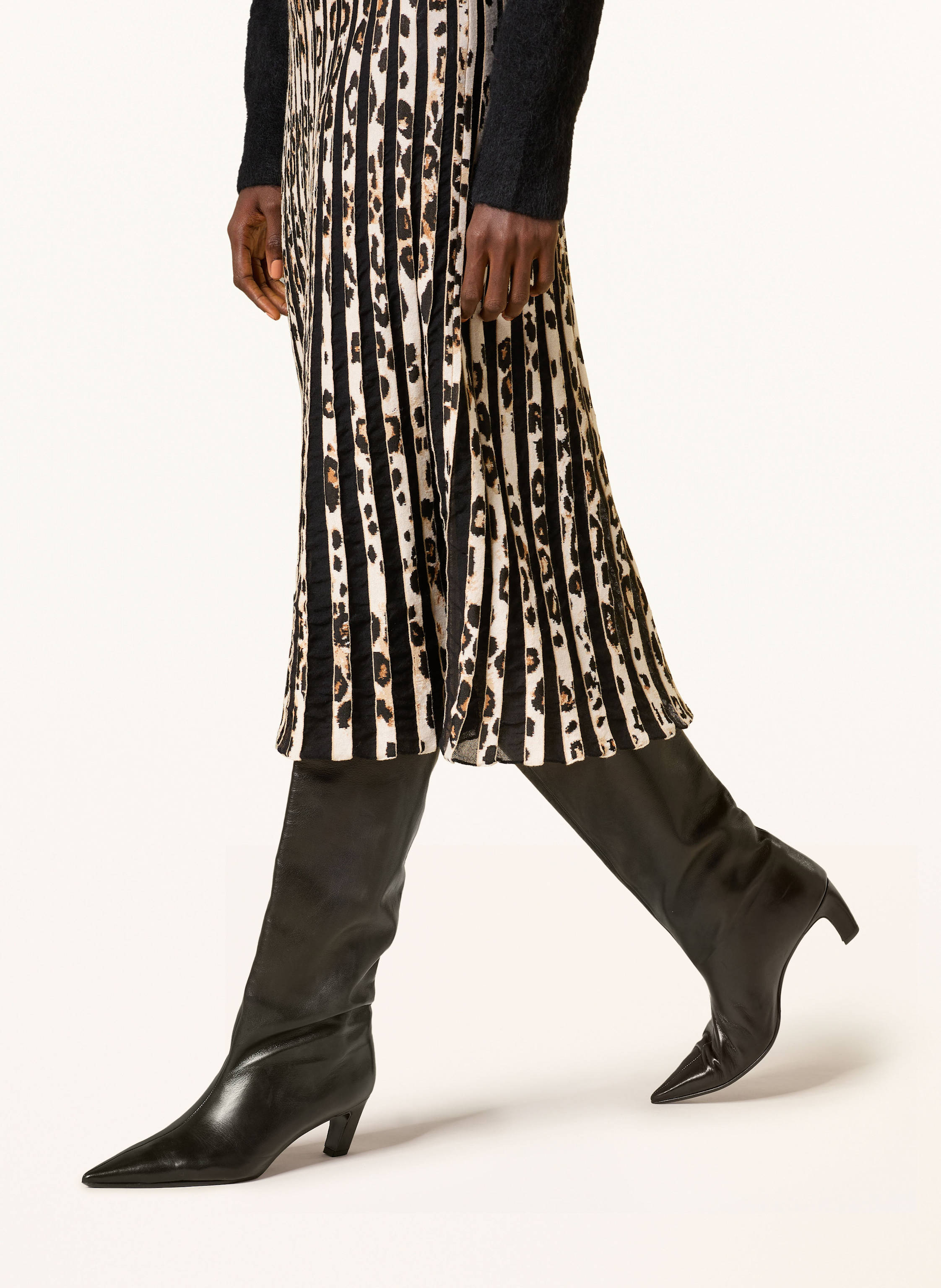 Thumbnail - Marc Cain Plisseerock beige