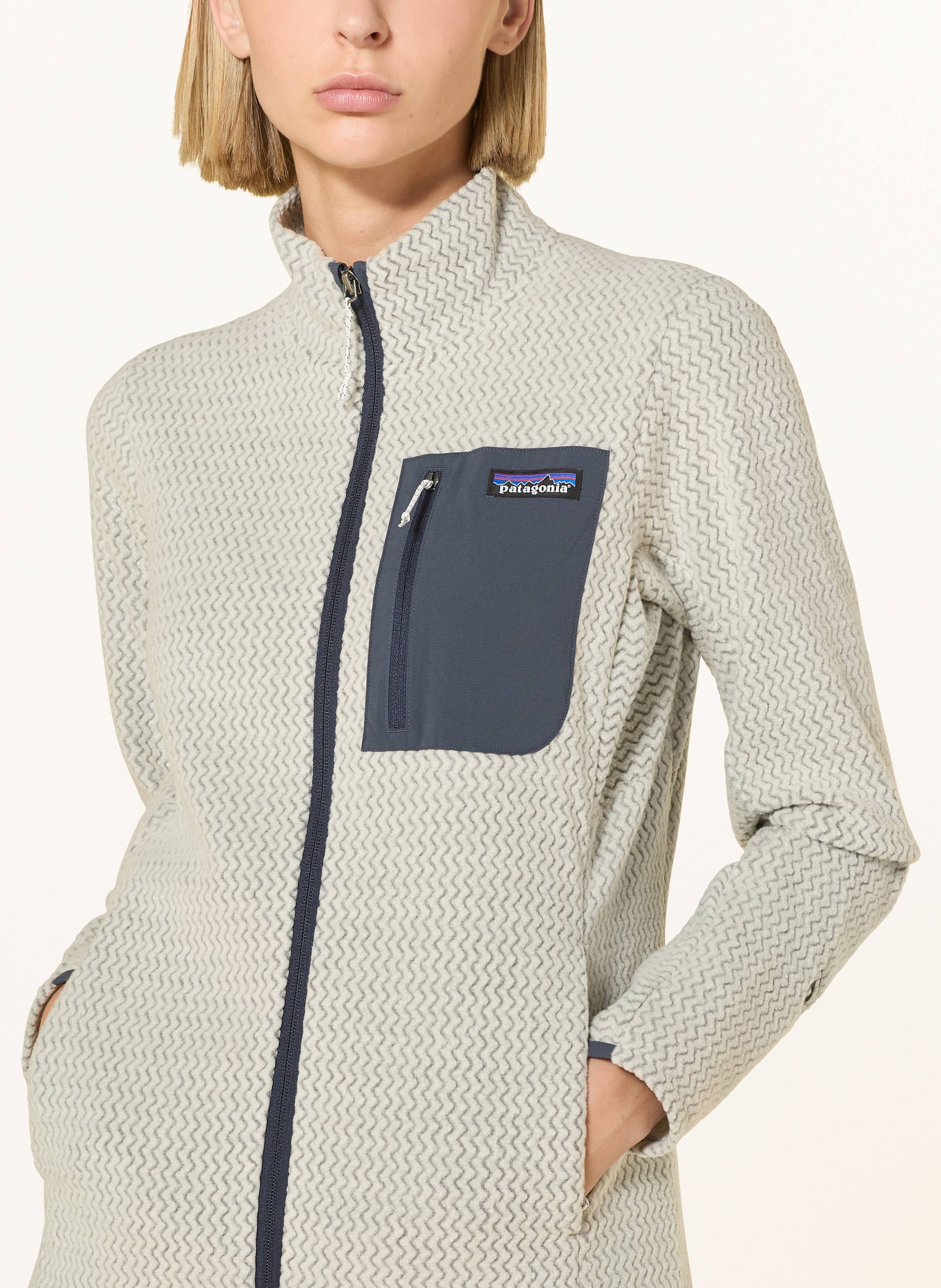 Thumbnail - Patagonia Fleecejacke r1 Air weiss