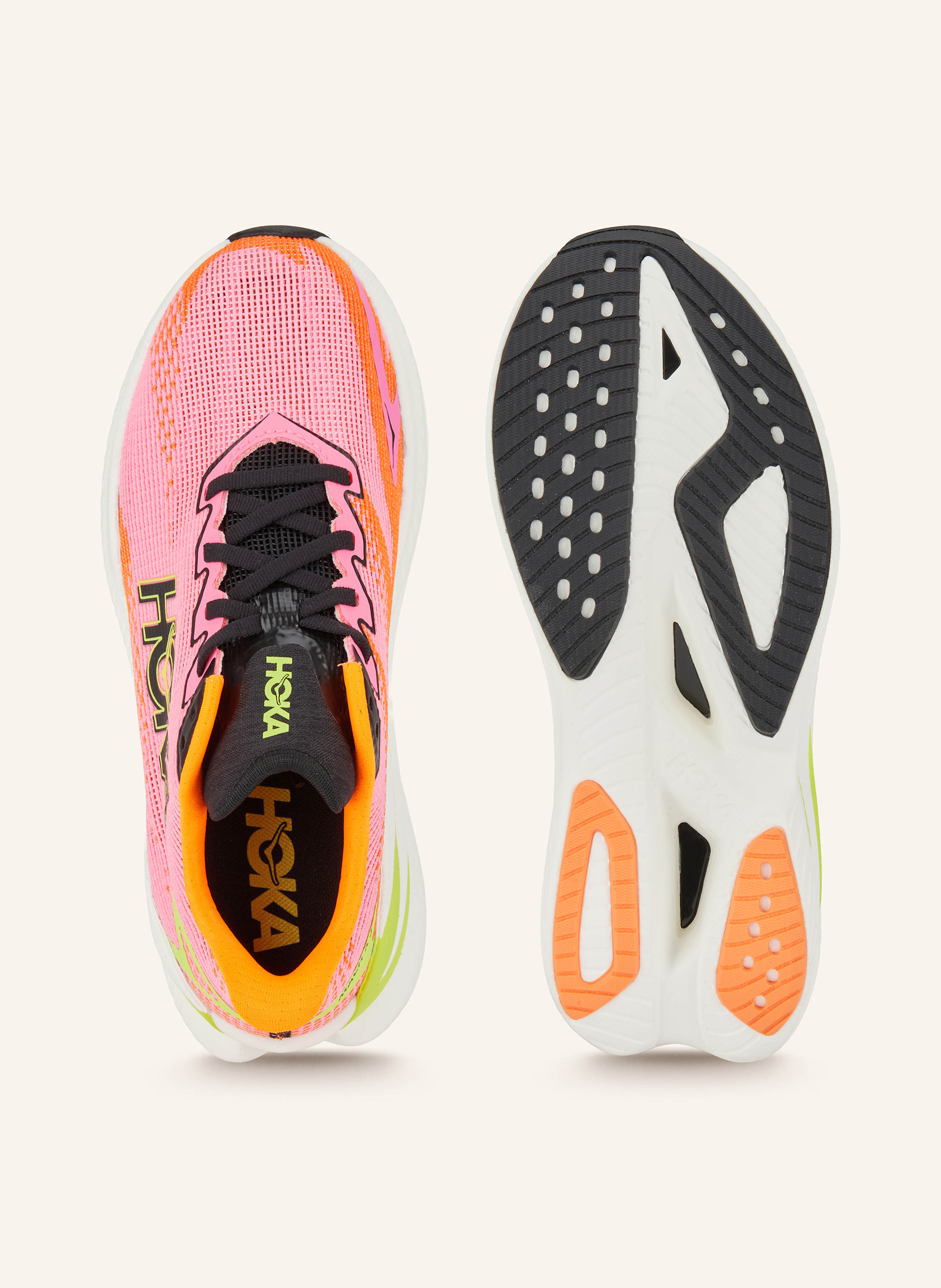 Thumbnail - Hoka Laufschuhe Mach x3 pink