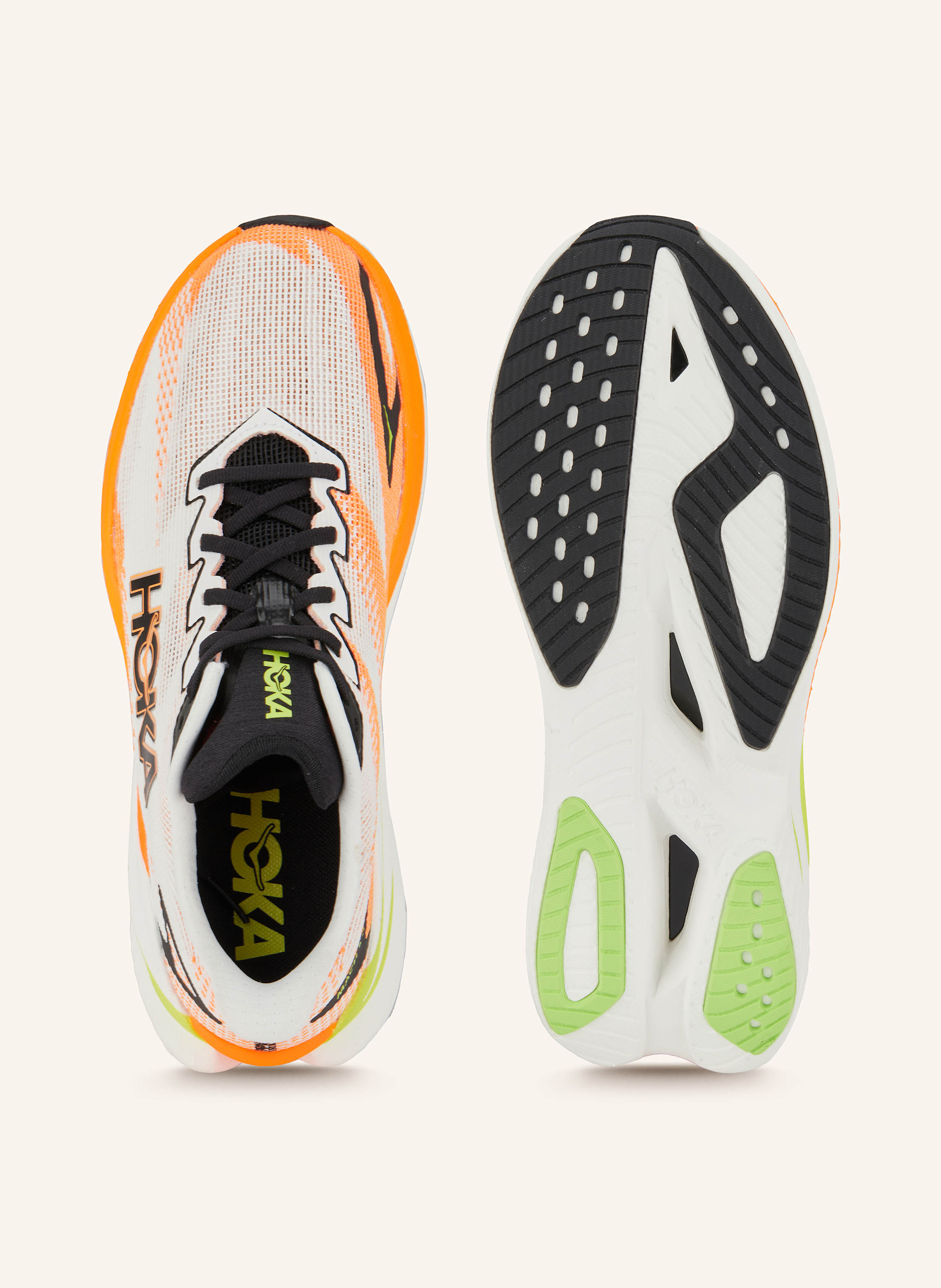 Thumbnail - Hoka Laufschuhe Mach x3 orange