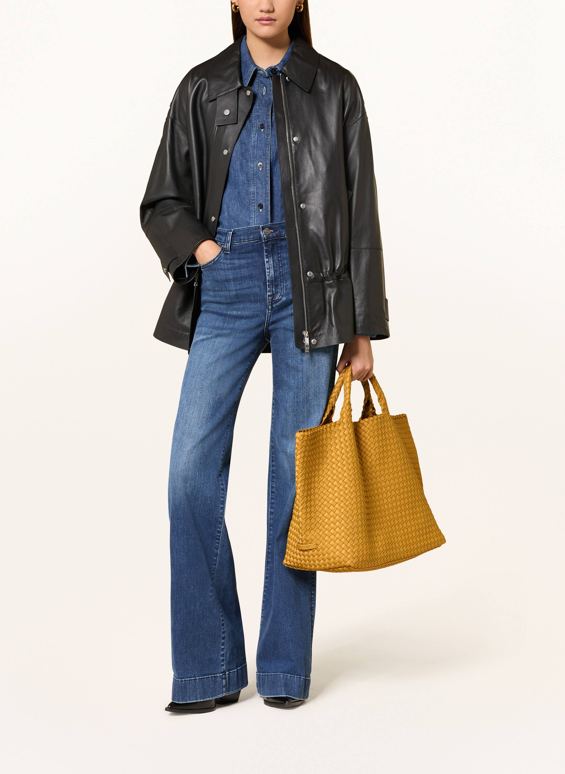 Thumbnail - Naghedi Handtasche St Barths Large Mit Pouch gelb