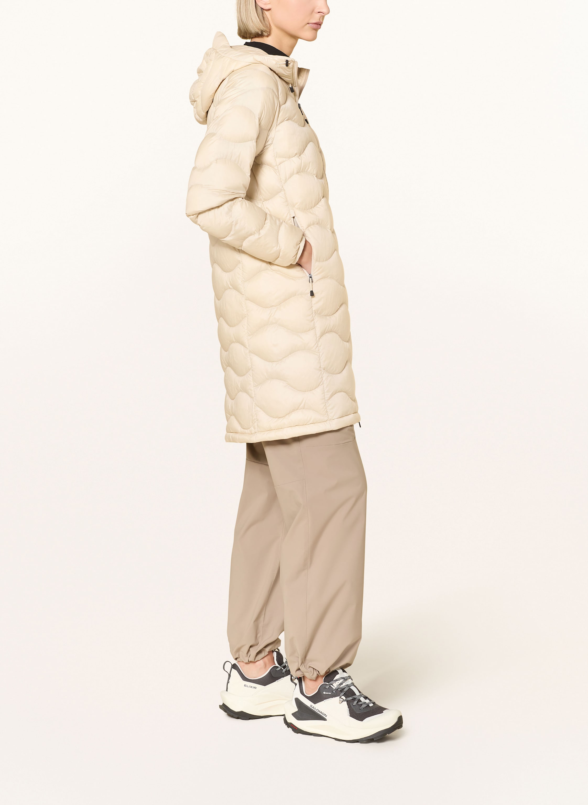 Thumbnail - Peak Performance Daunenparka Helium beige