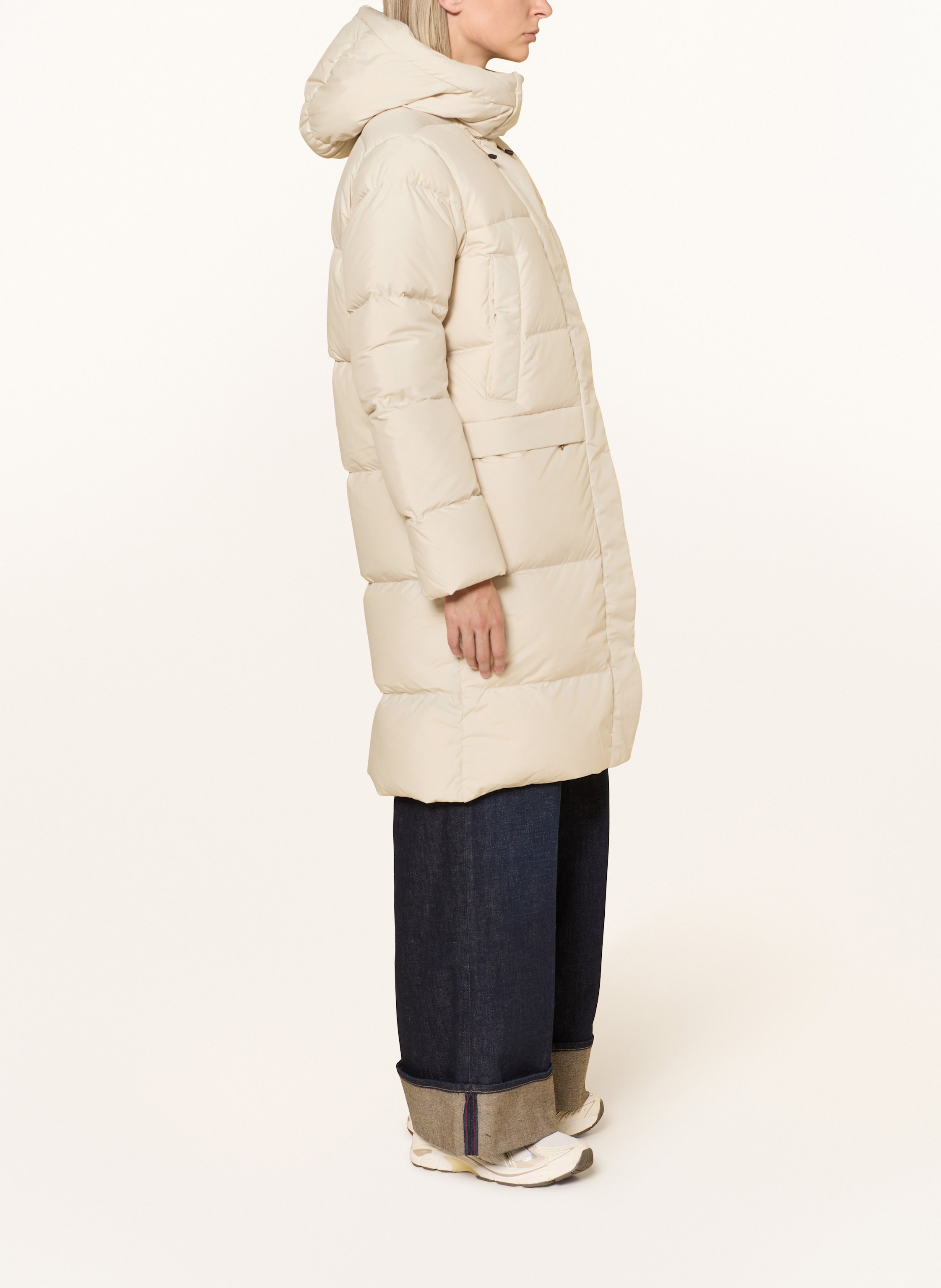 Thumbnail - Peak Performance Daunenmantel Quiver beige