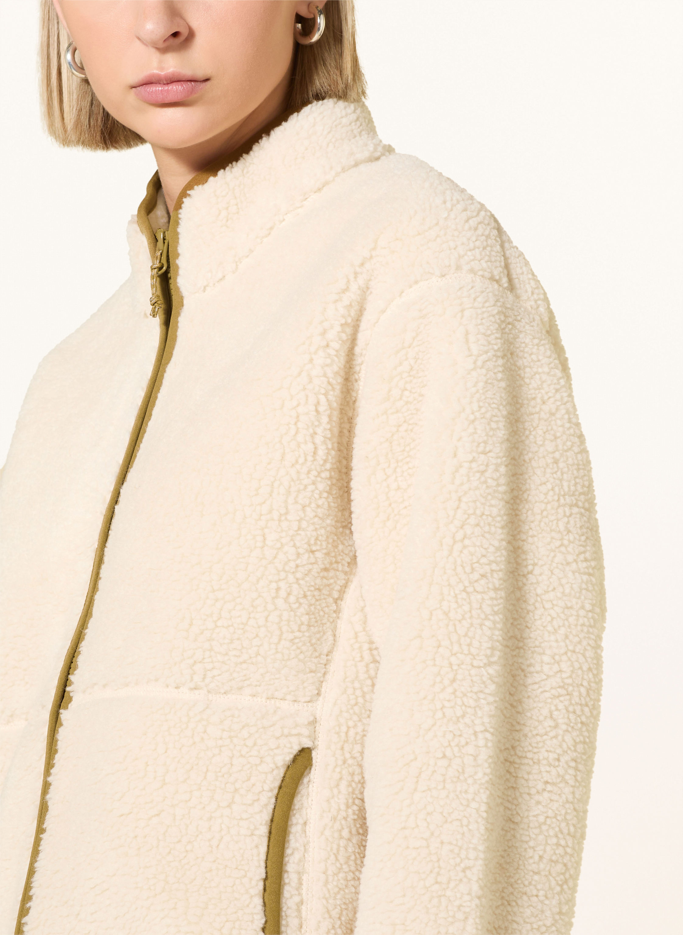 Thumbnail - Peak Performance Fleecejacke Solid Pile beige