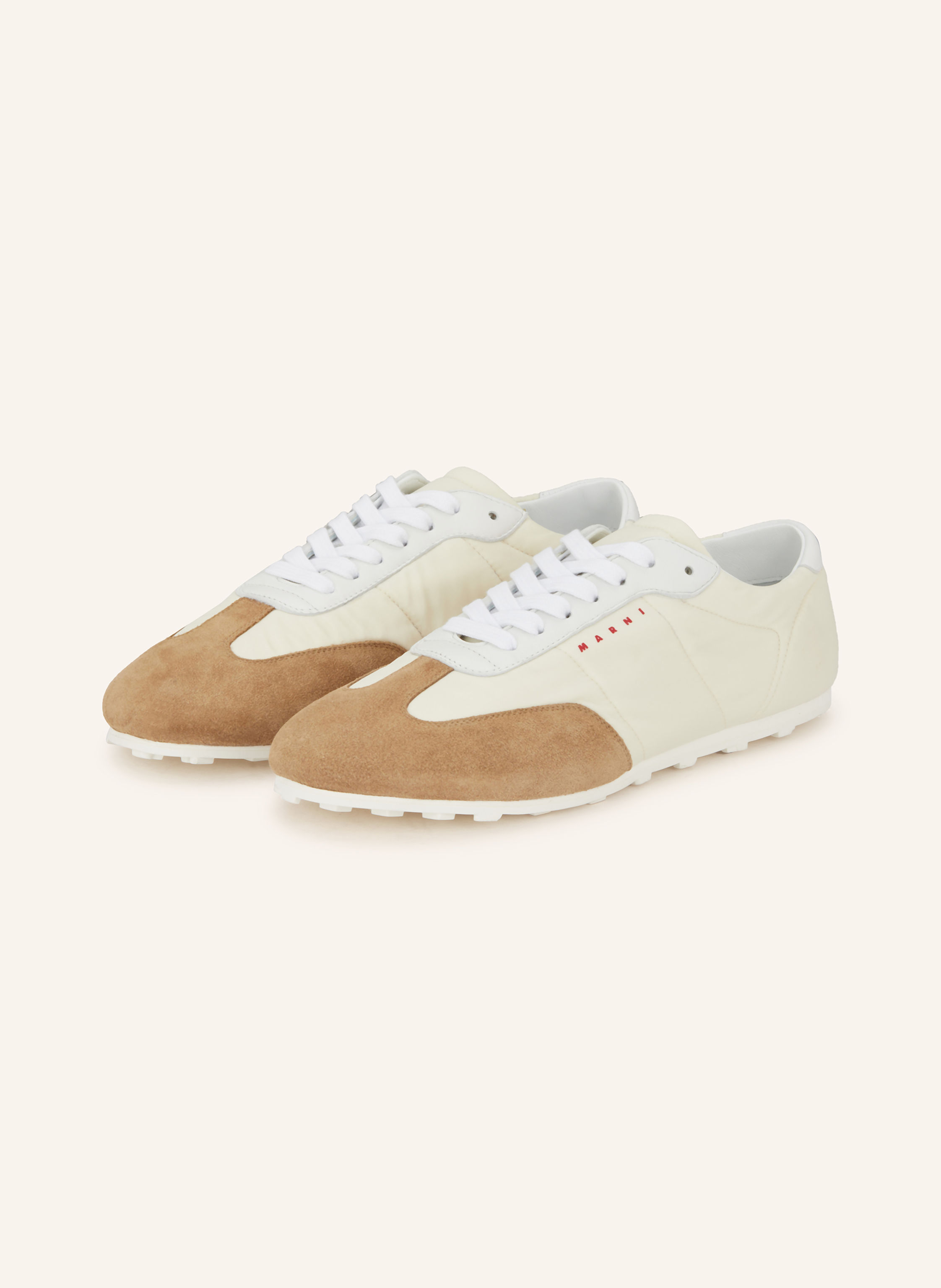Marni Marni Sneaker weiss in ECRU / HELLBRAUN