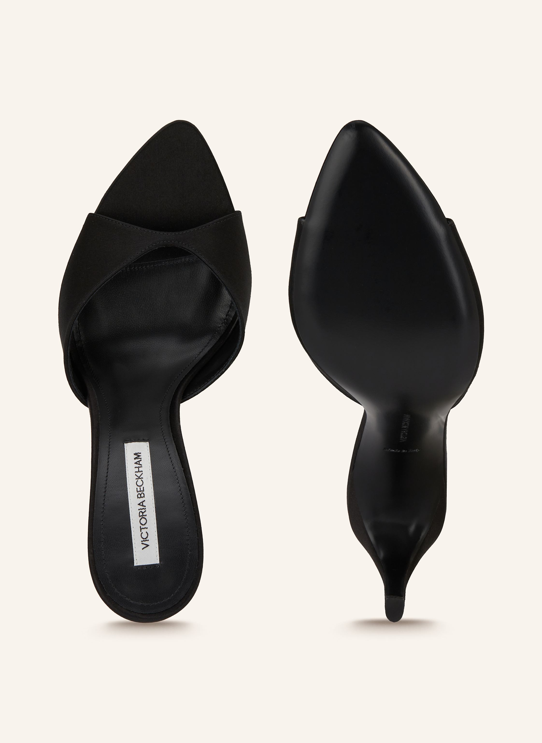 Thumbnail - Victoria Beckham Mules Harlow schwarz