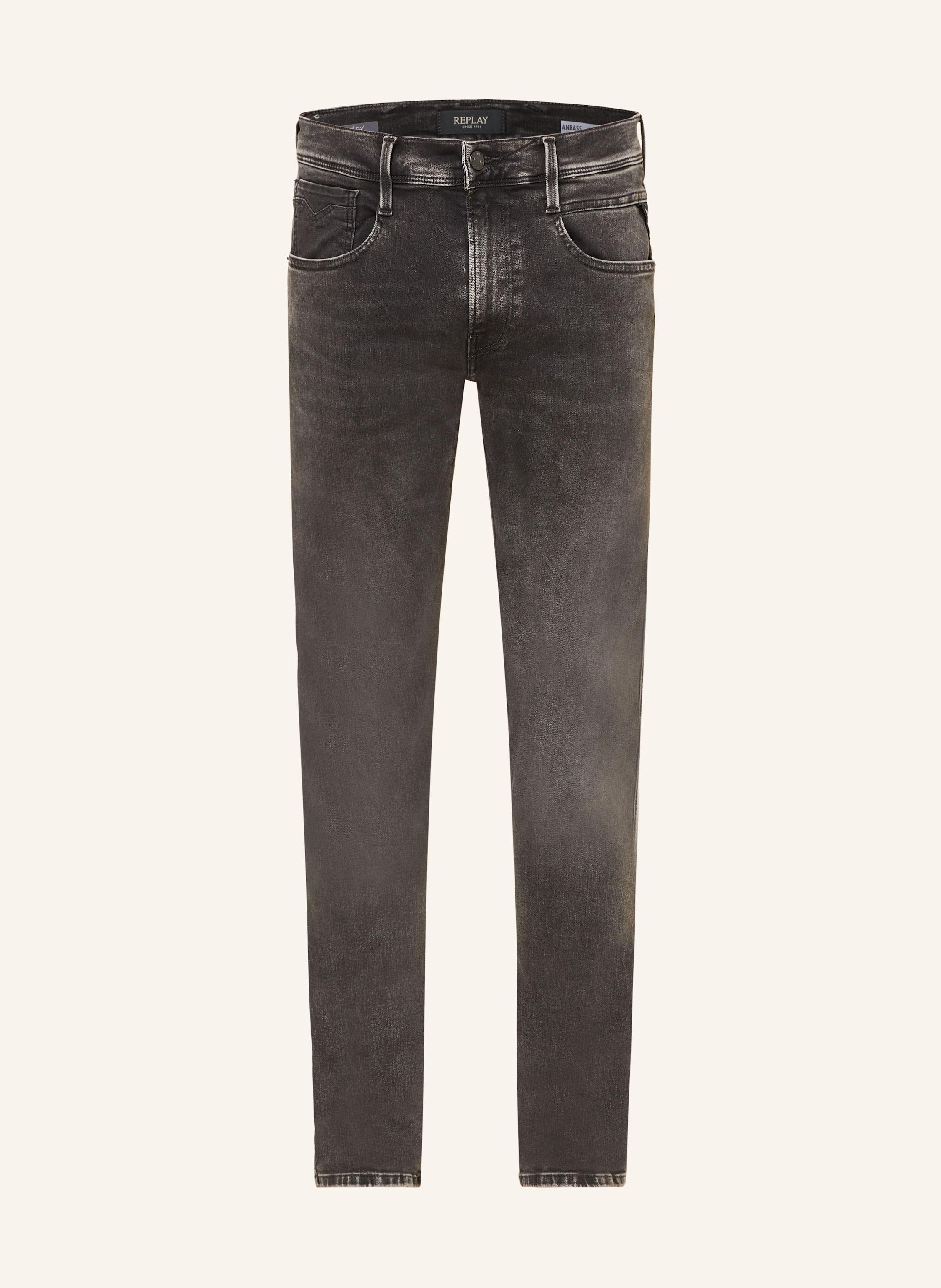 Replay Jeans Anbass Slim Fit grau