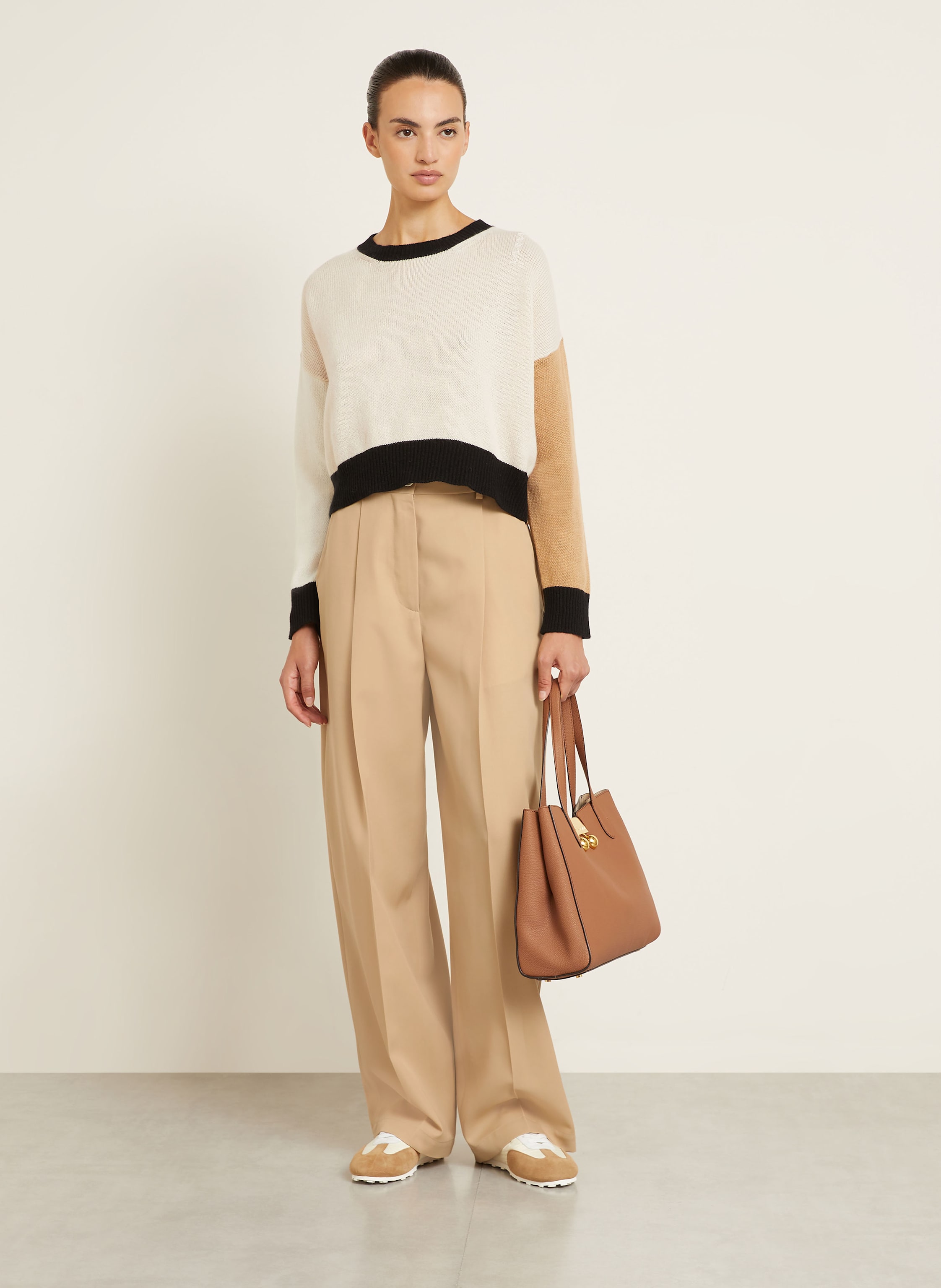 Thumbnail - Marni Handtasche Trunkaroo Small braun