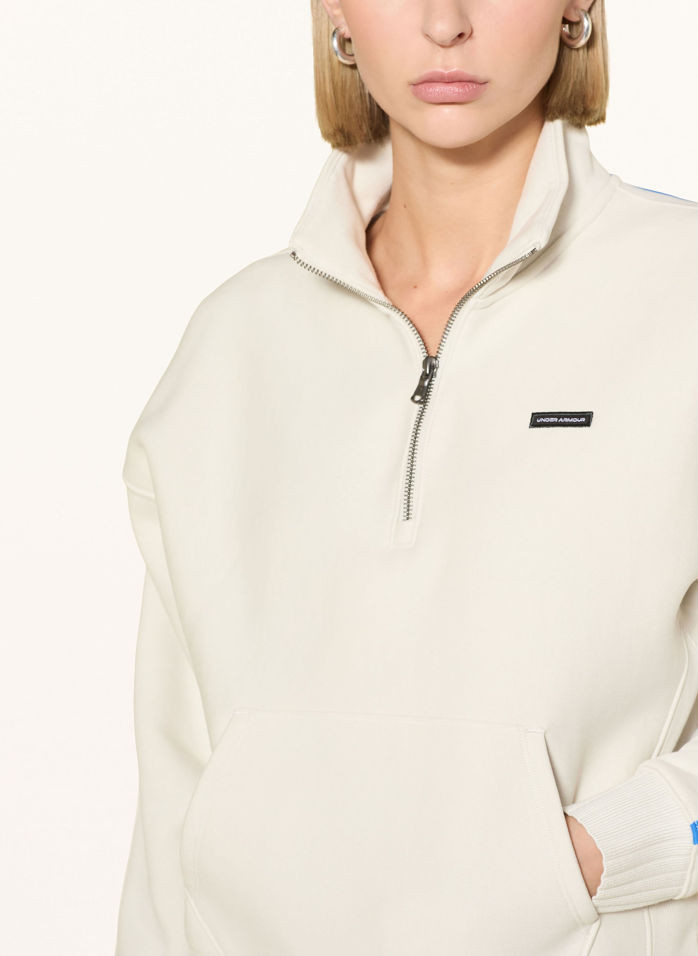 Thumbnail - Under Armour Sweat-Troyer Ua Icon weiss