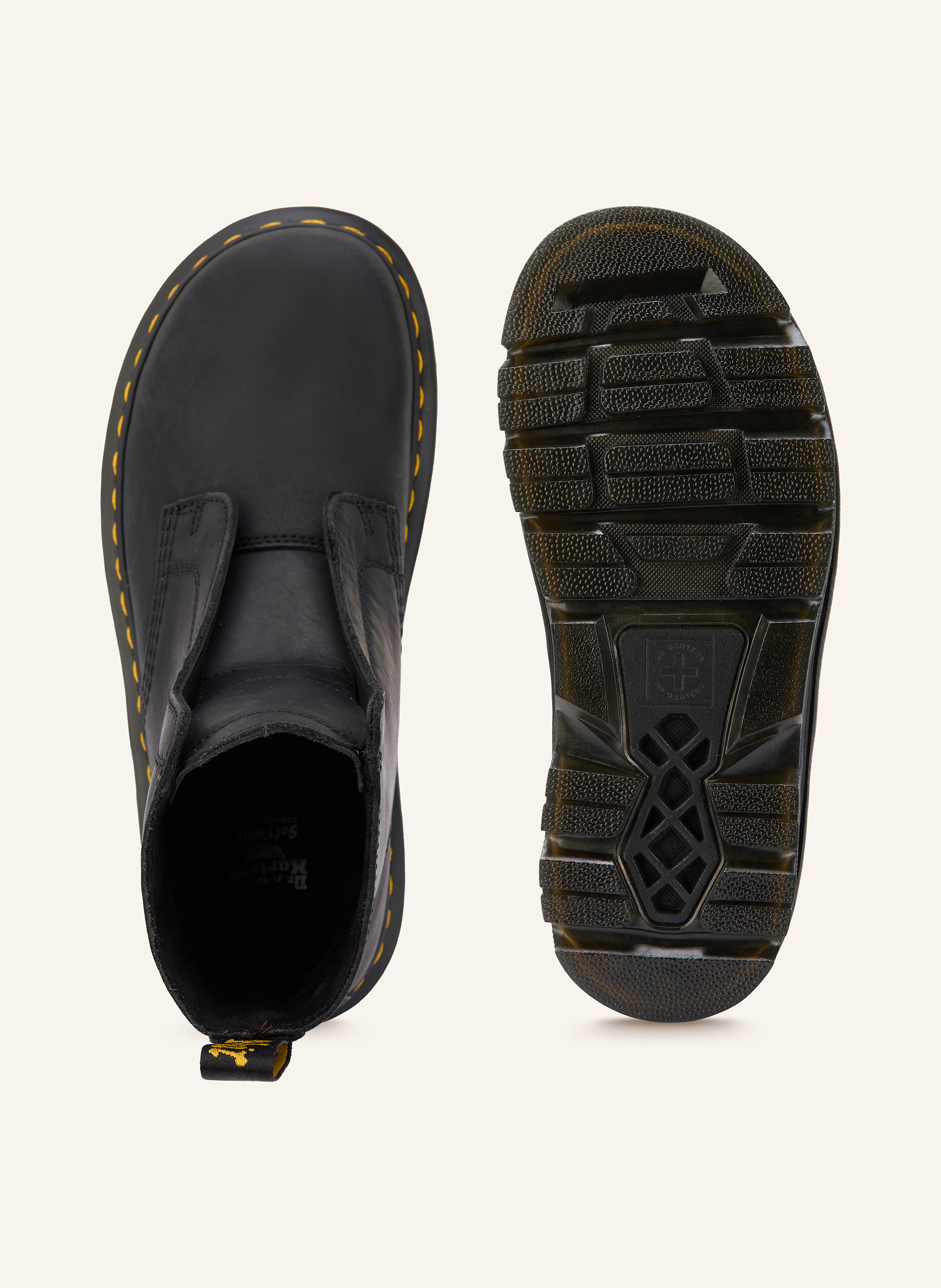 Thumbnail - Dr. Martens Plateau-Boots Zebzag Laceless schwarz