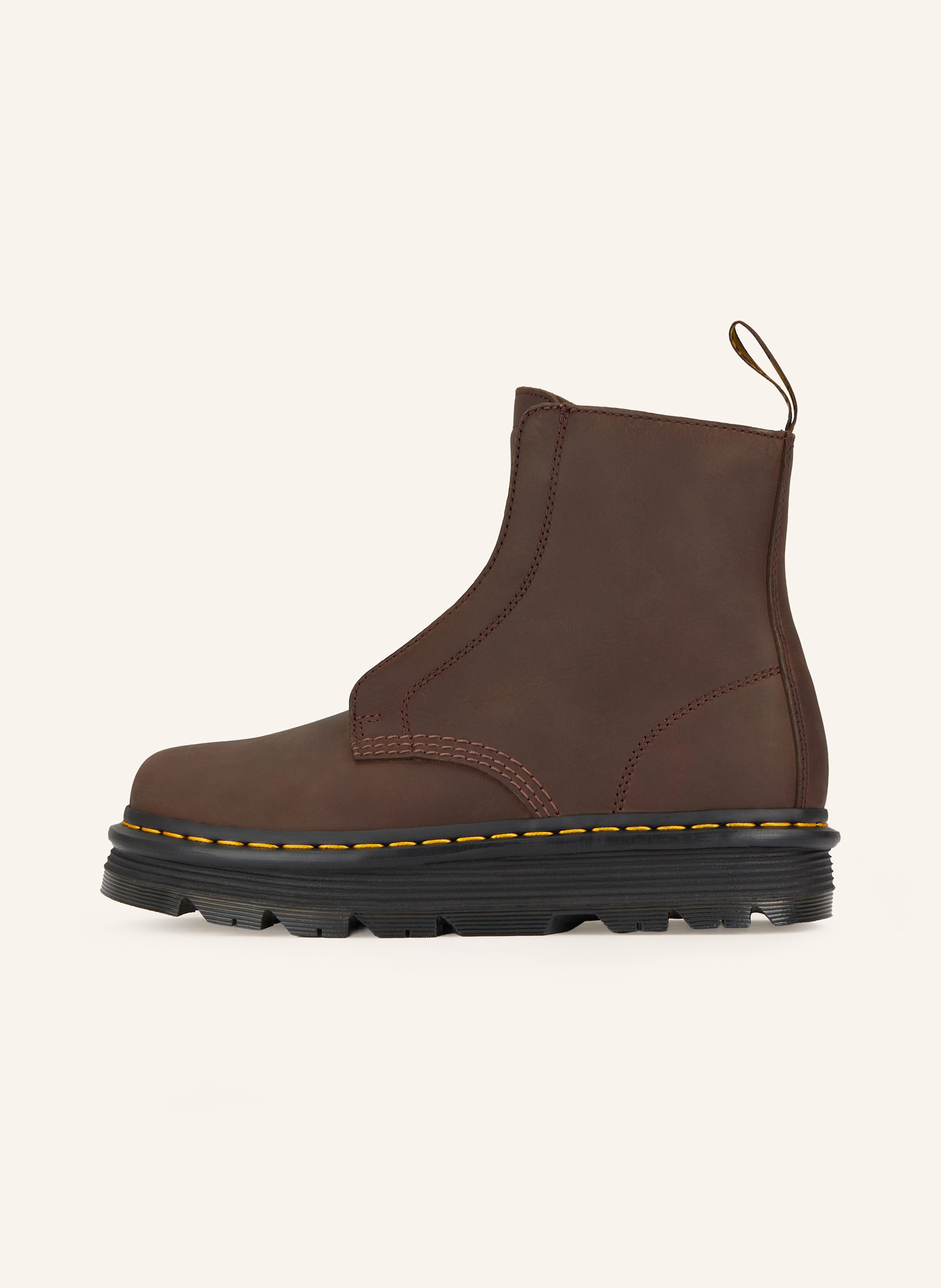 Thumbnail - Dr. Martens Plateau-Boots Zebzag Laceless braun