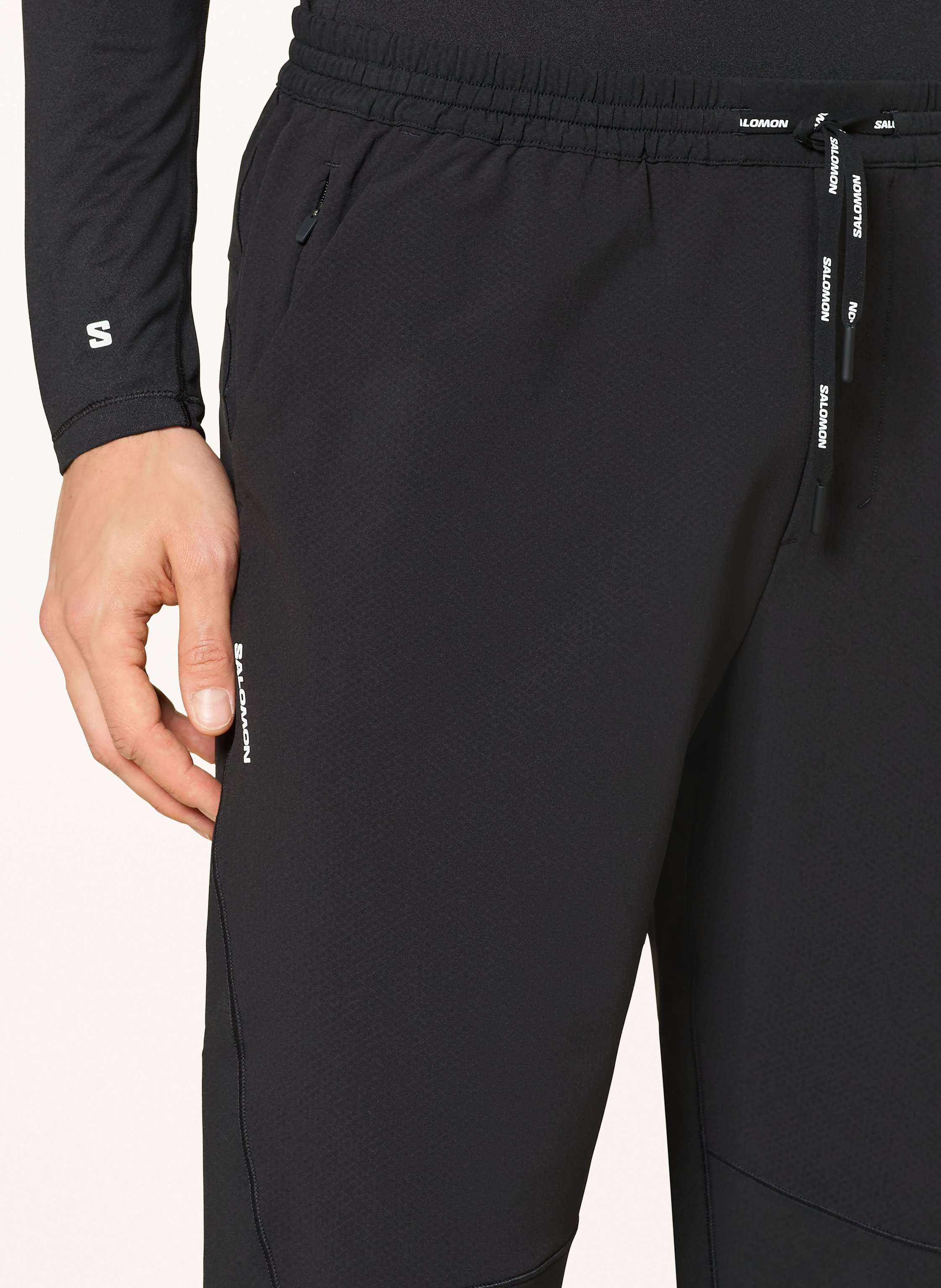 Thumbnail - Salomon Laufhose Shakeout Hexaflow schwarz