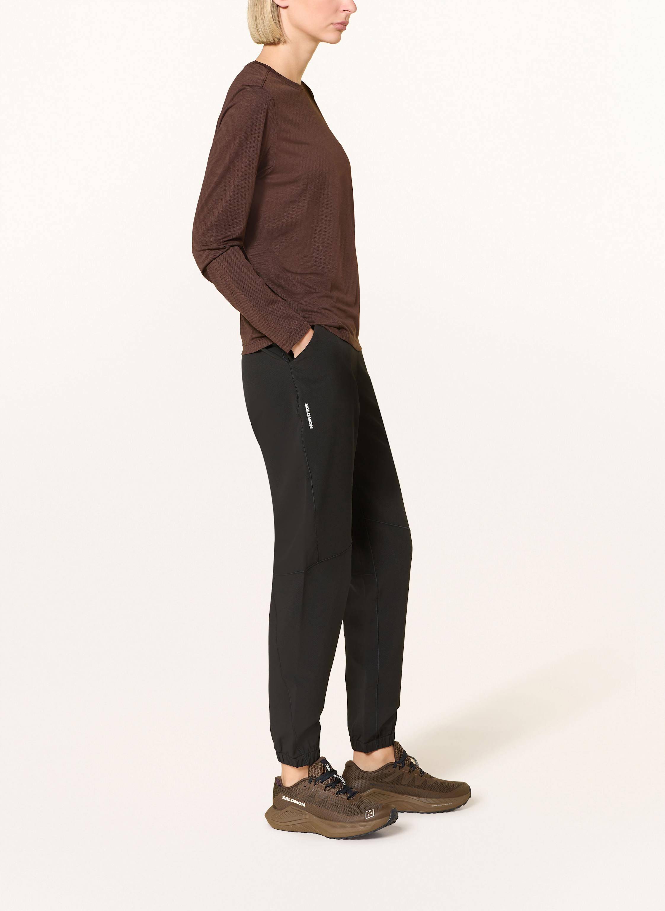 Thumbnail - Salomon Laufhose Shkout Hexaflow schwarz