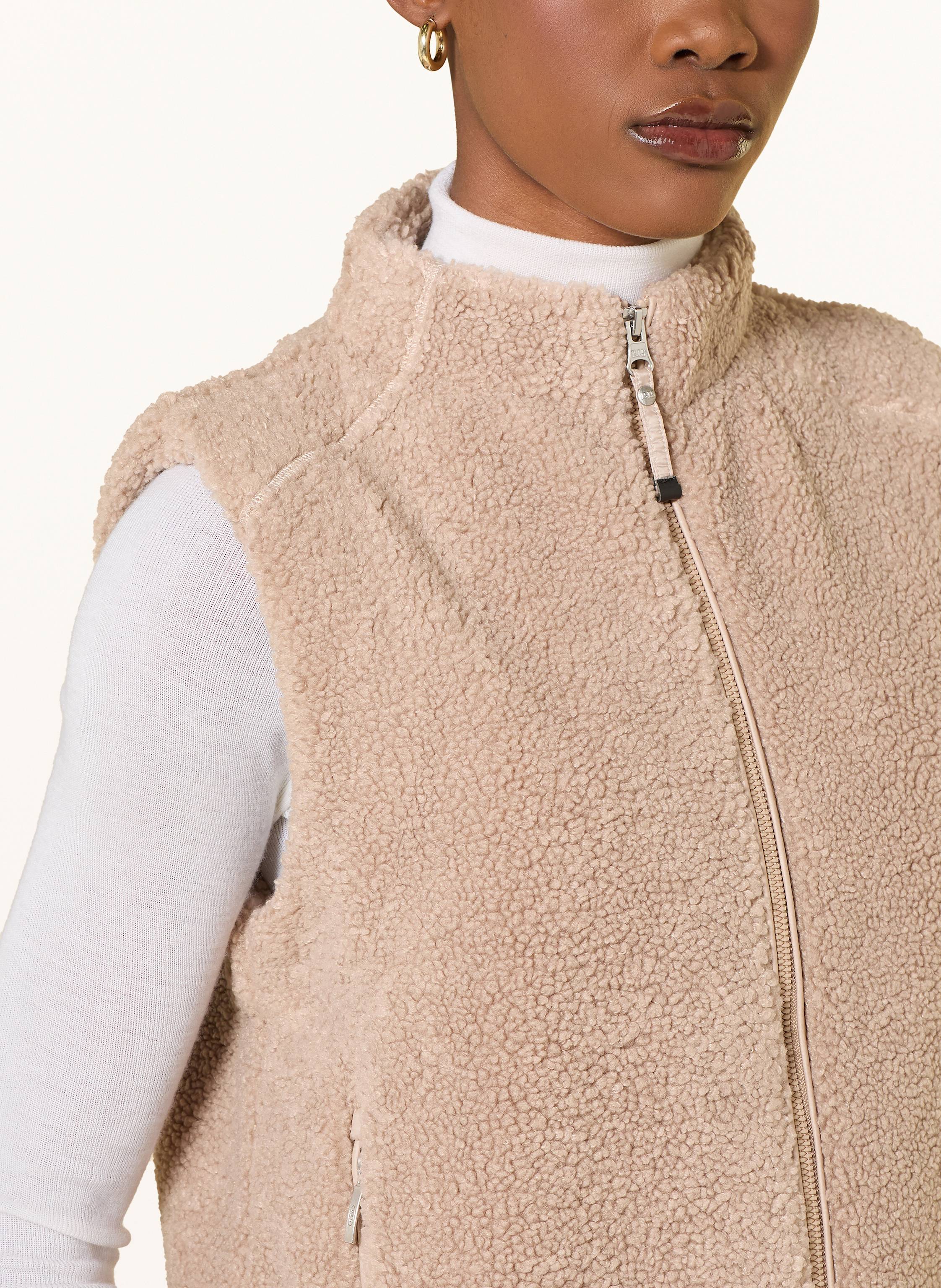 Thumbnail - Parajumpers Teddyfell-Weste Venus beige