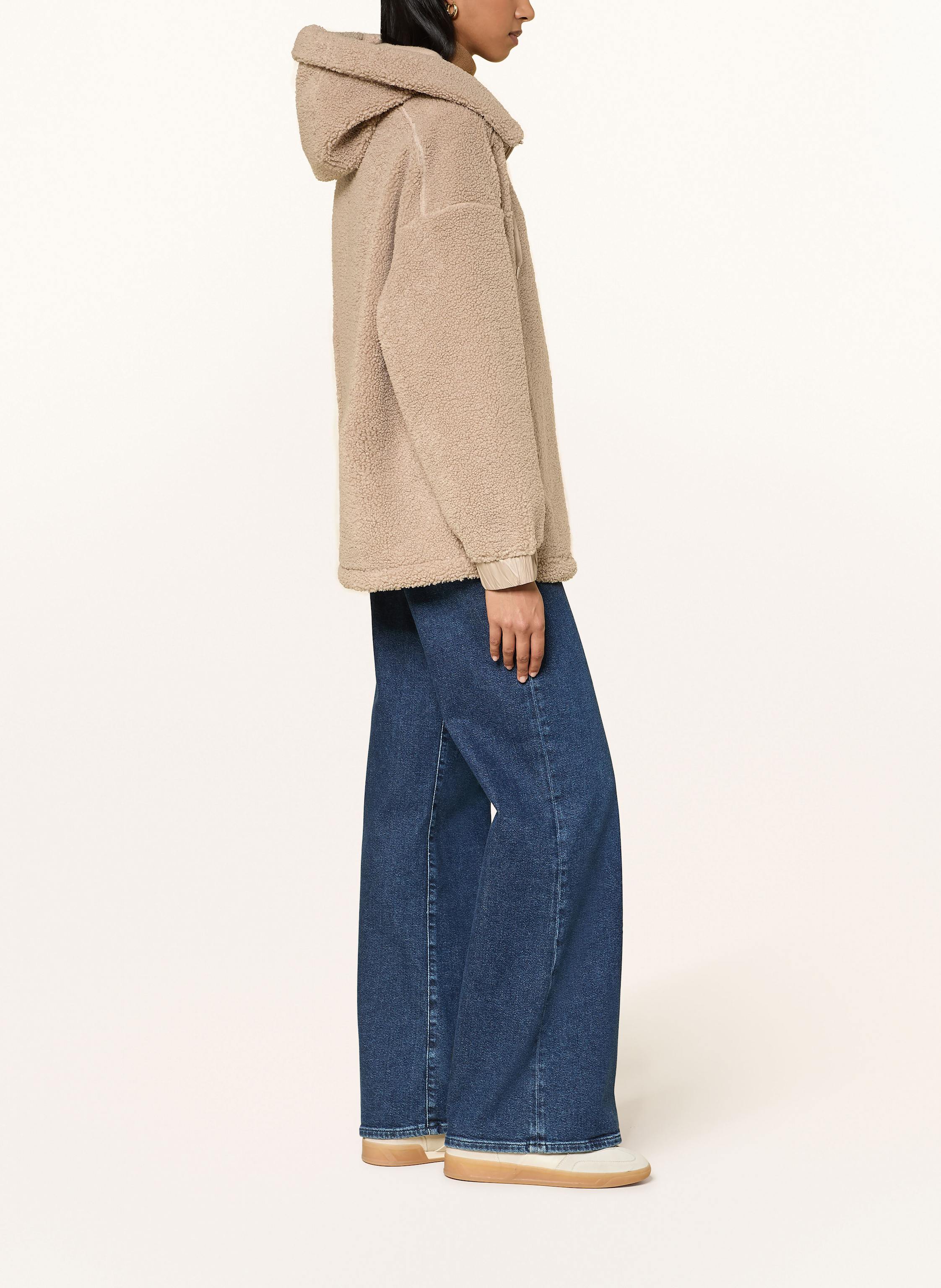 Thumbnail - Parajumpers Teddyfell-Jacke Noelle beige