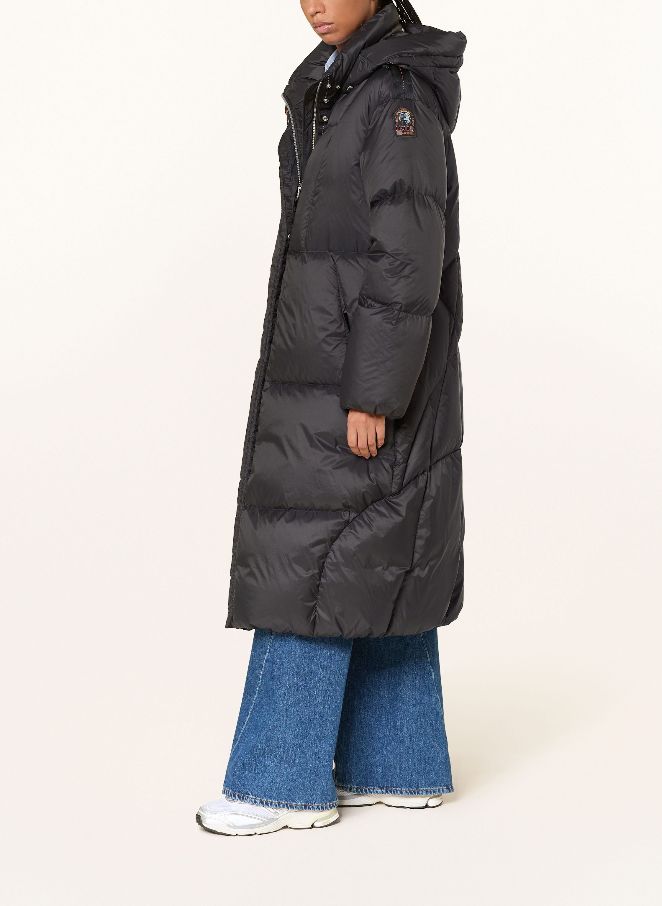 Thumbnail - Parajumpers Daunenmantel Liu Mit Abnehmbarer Kapuze blau