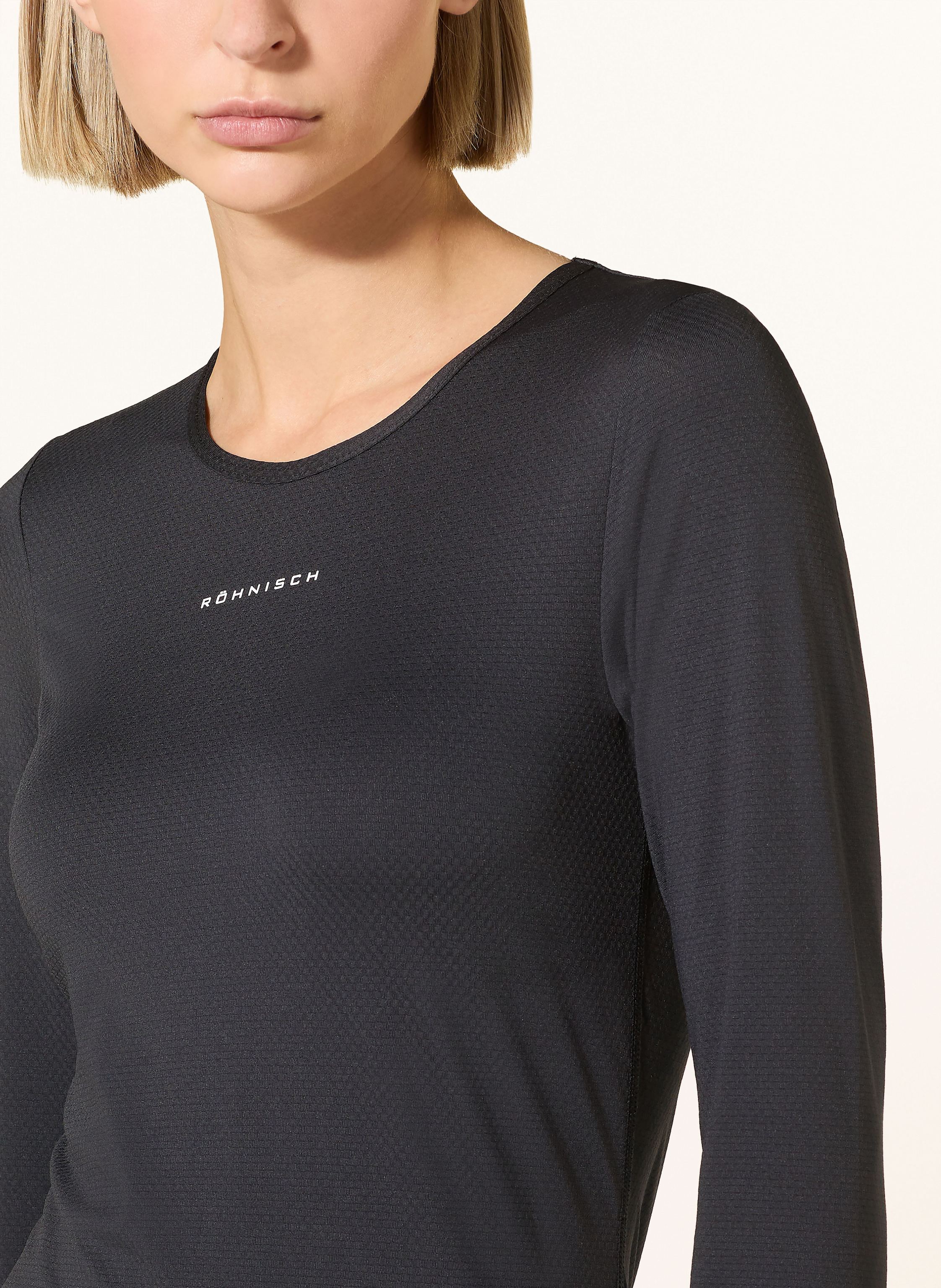 Thumbnail - Röhnisch Longsleeve Jacquard Ls schwarz