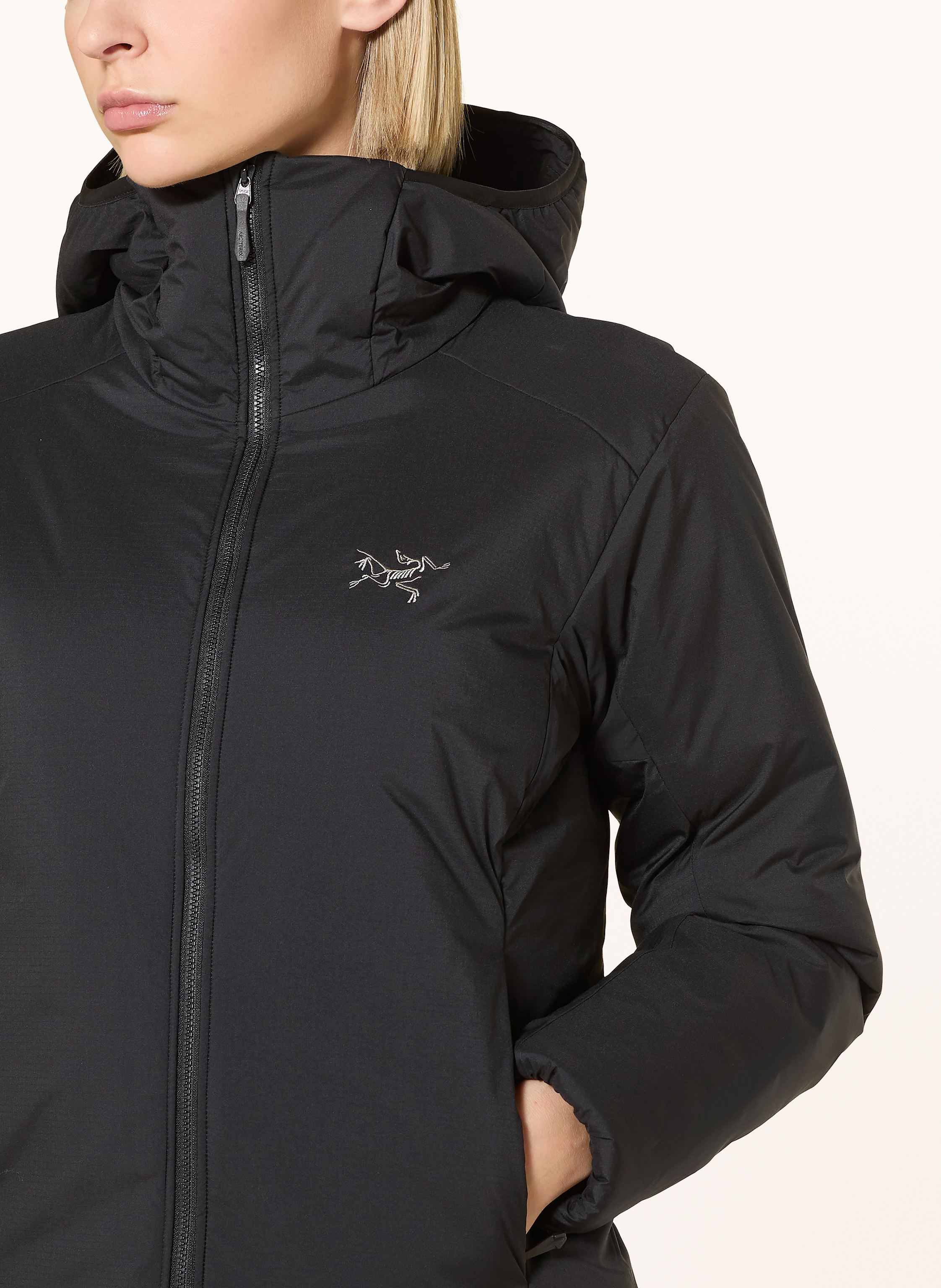 Thumbnail - Arc'teryx Funktionsjacke Atom Hoody schwarz