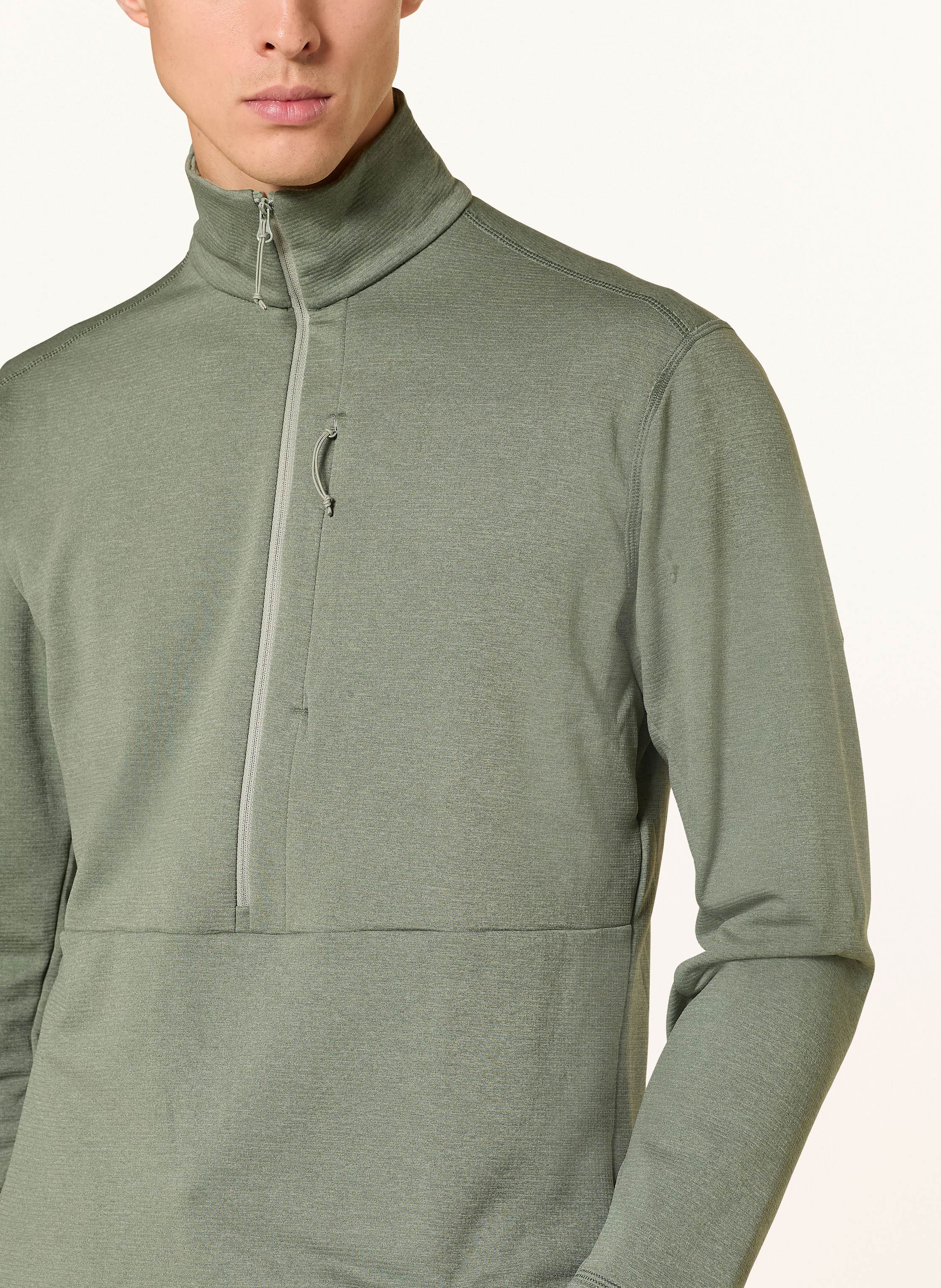 Thumbnail - Odlo Midlayer Grid Fleece gruen