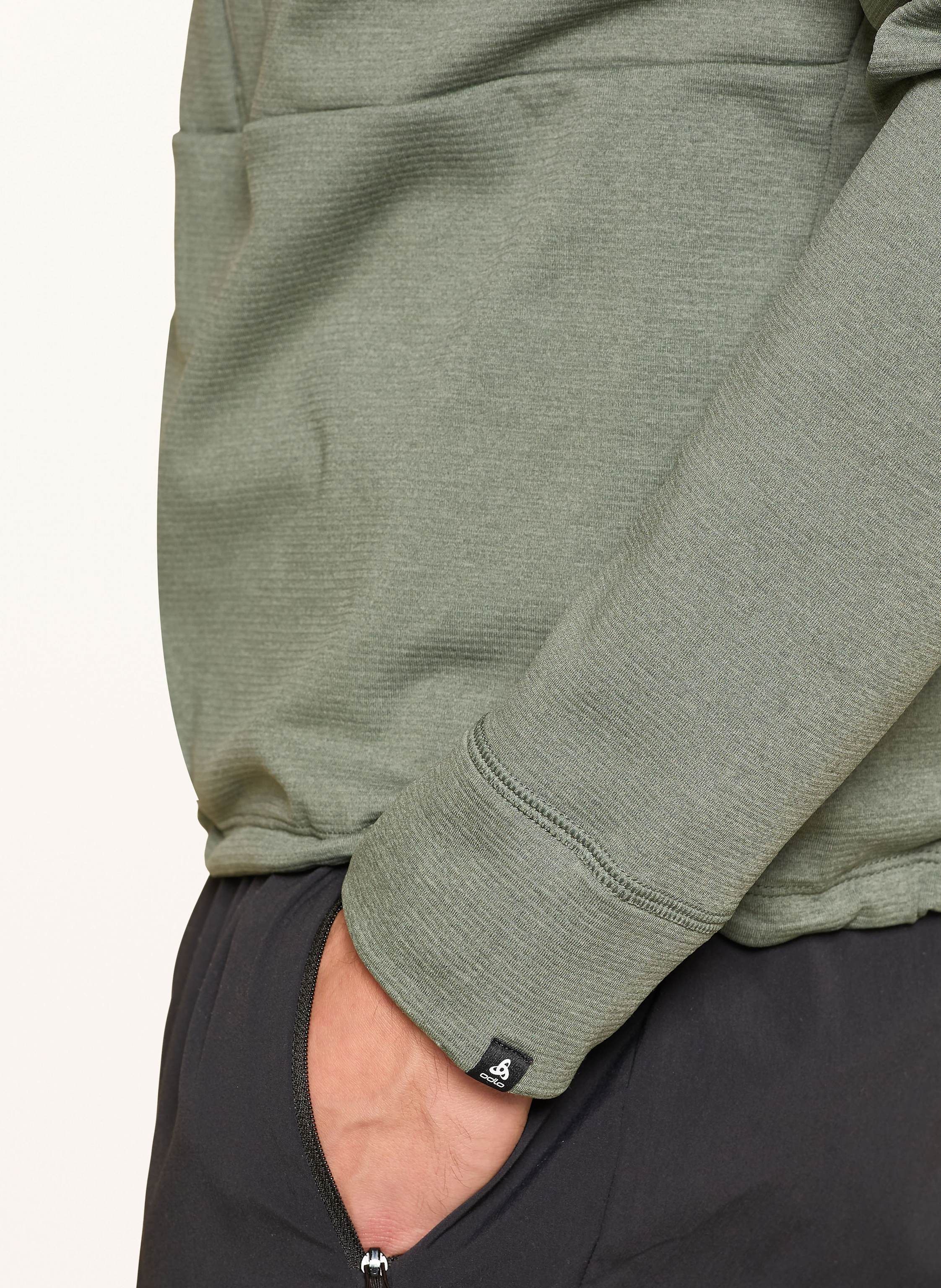 Thumbnail - Odlo Midlayer Grid Fleece gruen