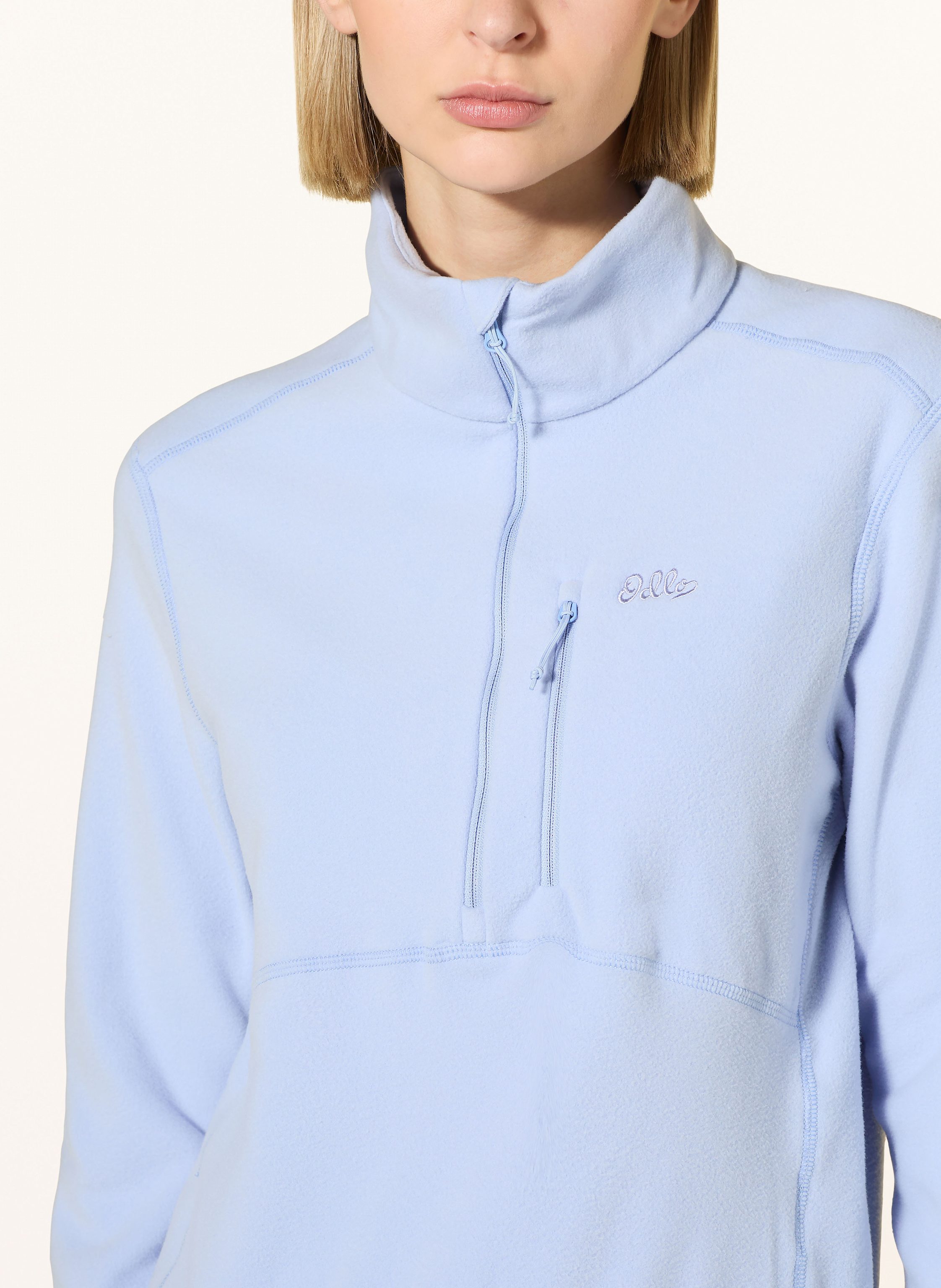 Thumbnail - Odlo Fleece-Troyer Classic blau