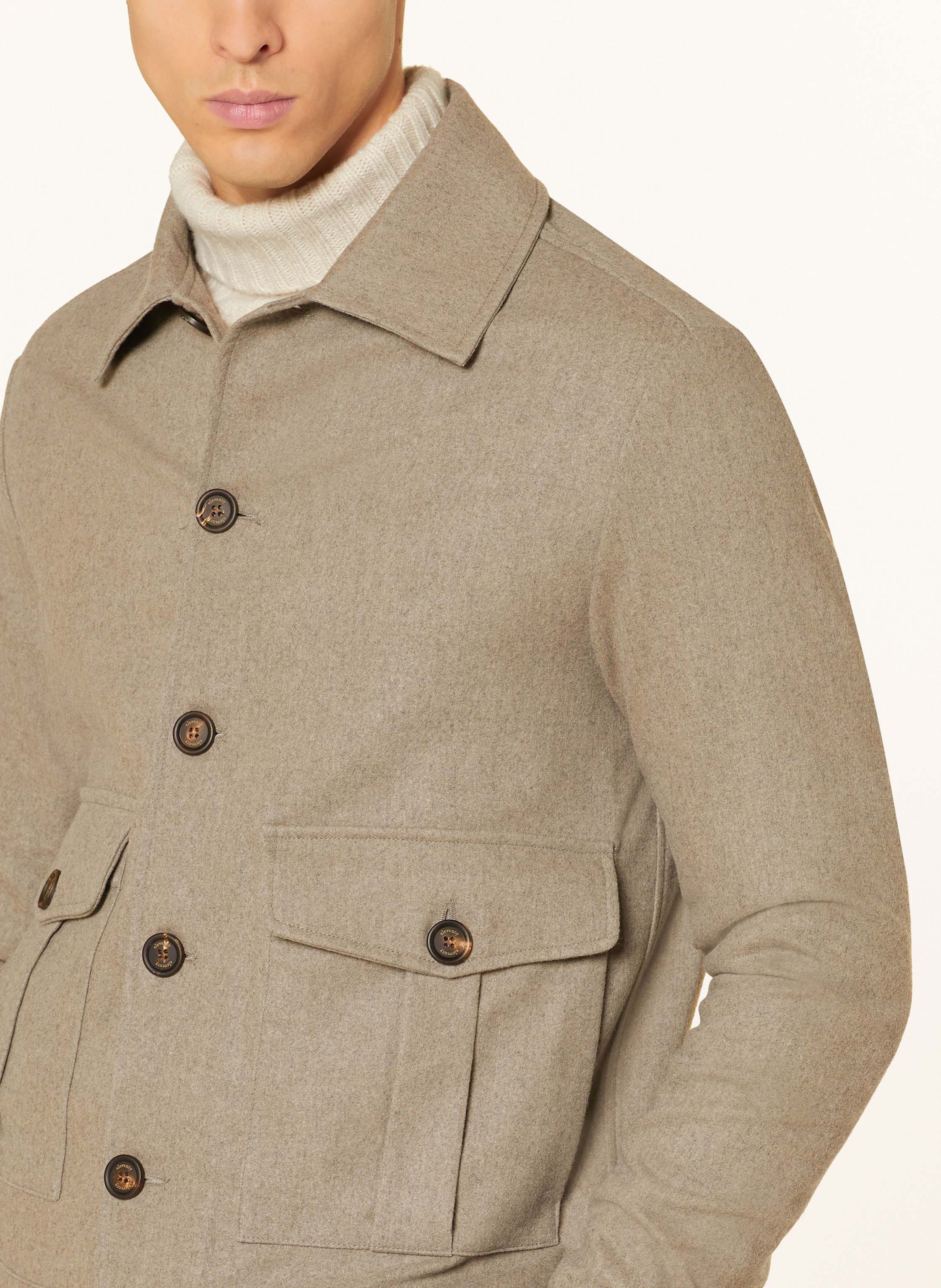 Thumbnail - Eleventy Overjacket braun