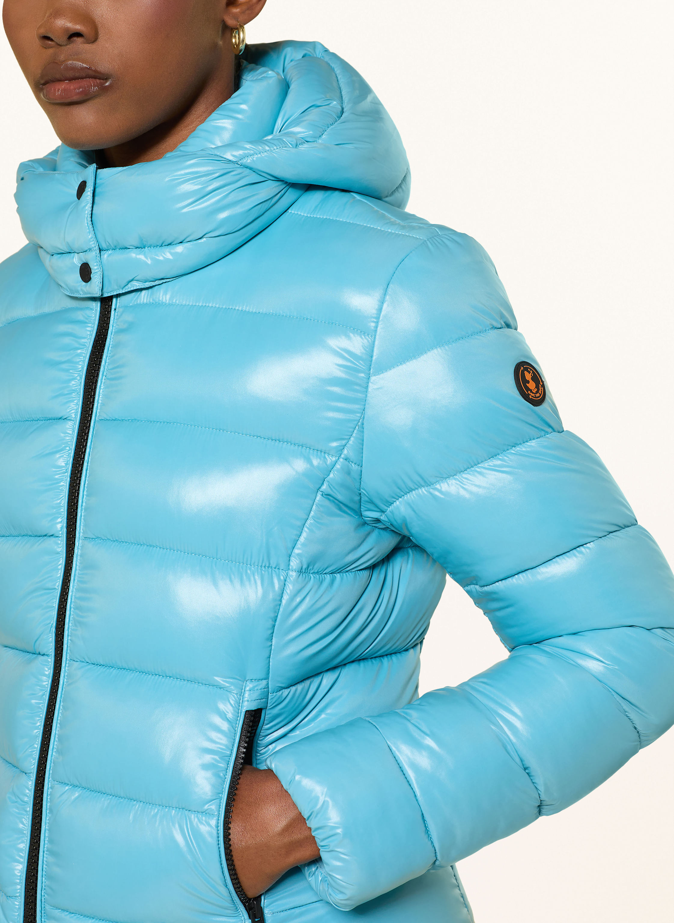 Thumbnail - Save The Duck Steppjacke Cosmary Mit Abnehmbarer Kapuze blau