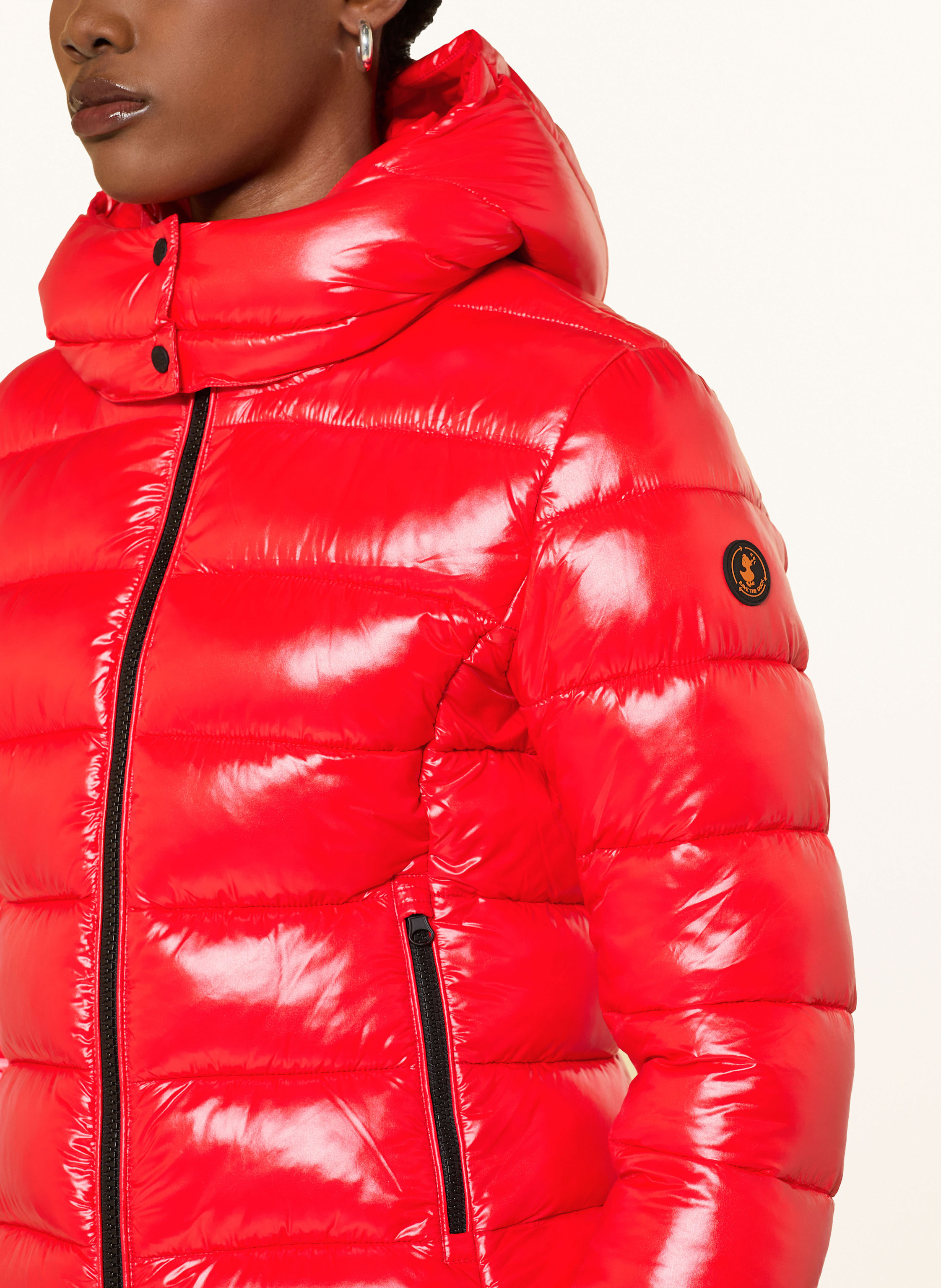 Thumbnail - Save The Duck Steppjacke Cosmary Mit Abnehmbarer Kapuze rot