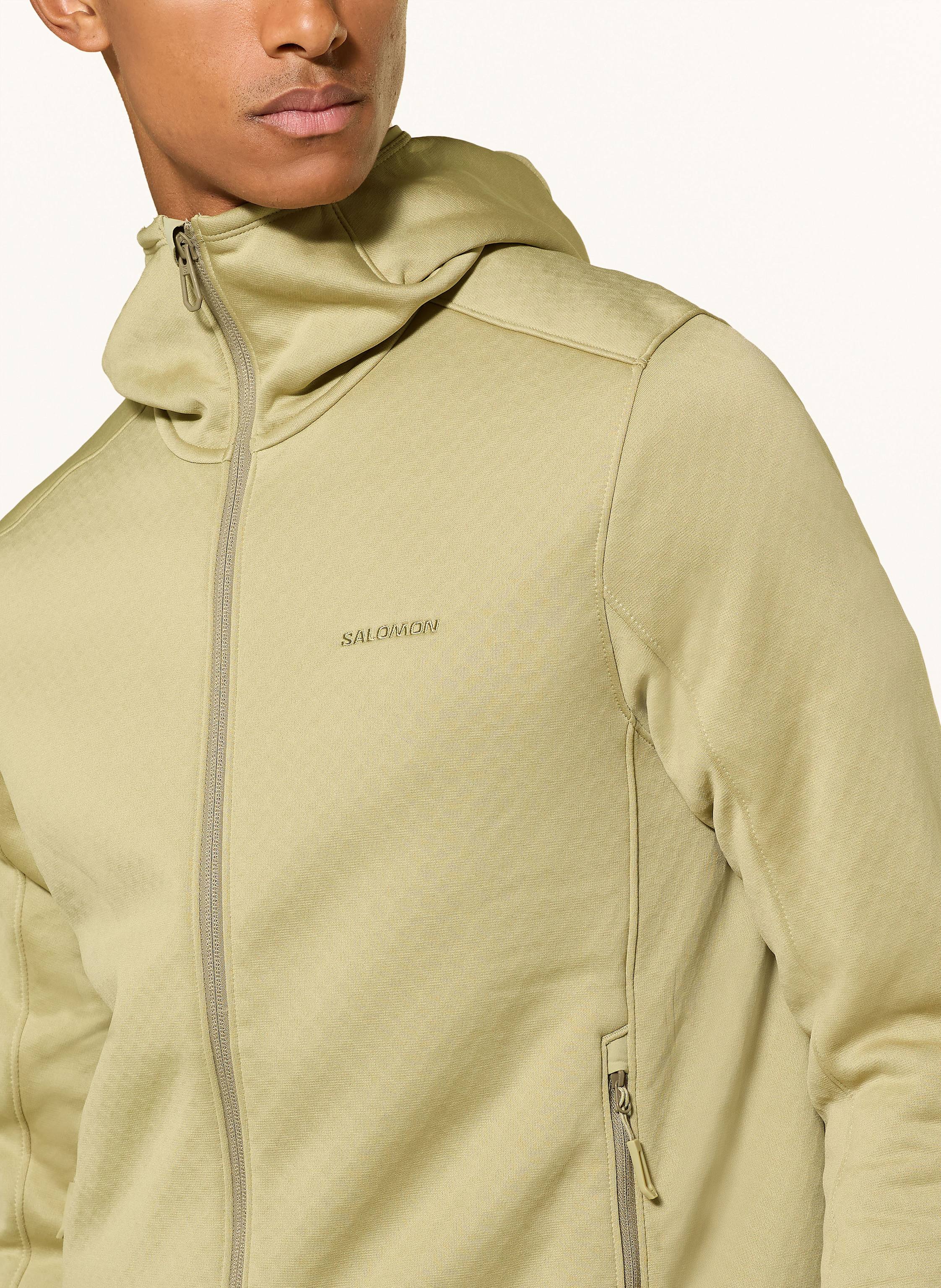 Thumbnail - Salomon Fleecejacke Outline Warm beige