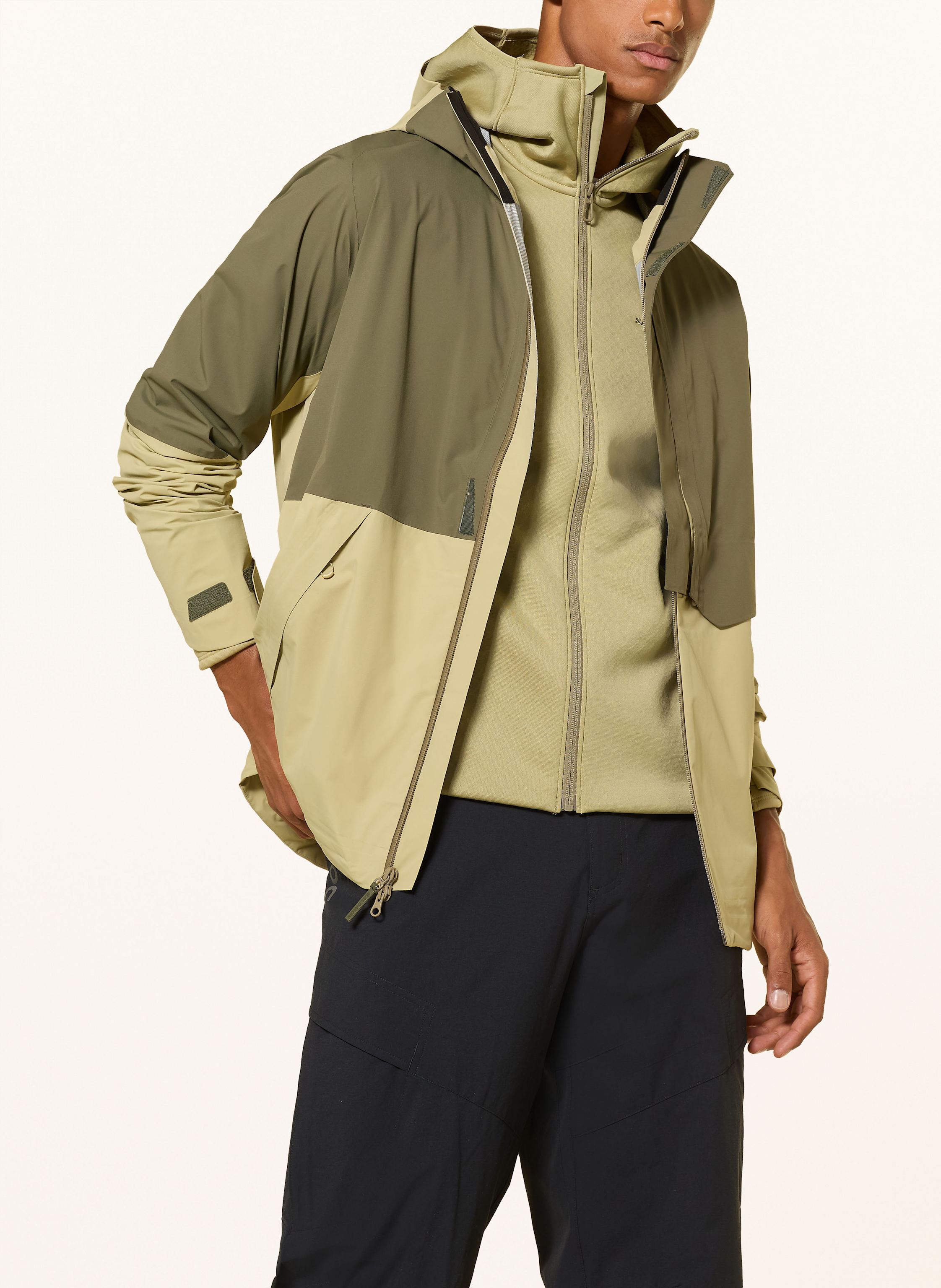 Thumbnail - Salomon Fleecejacke Outline Warm beige