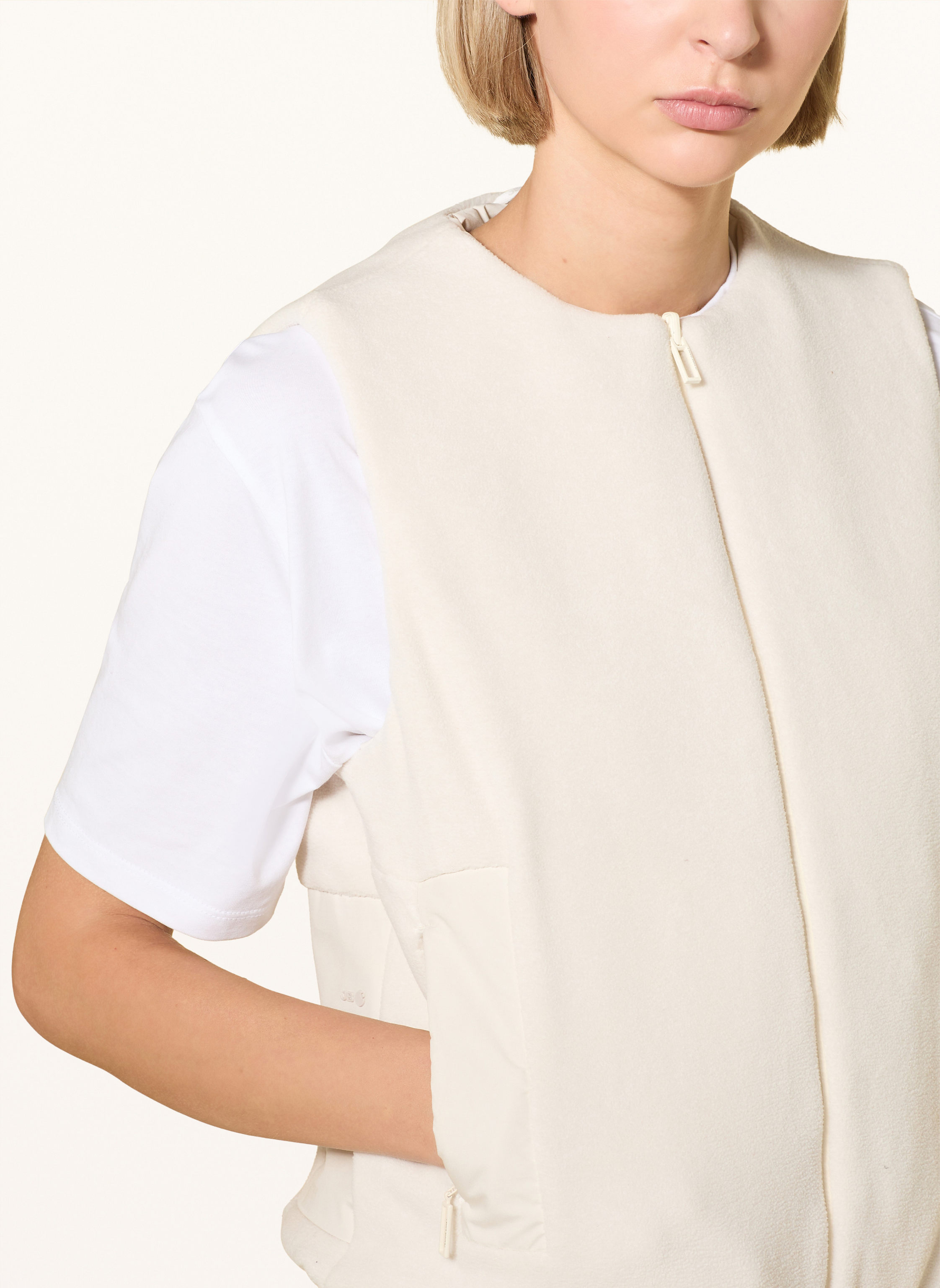 Thumbnail - Jeanne Baret Funktionsweste Rochefort Zum Wenden beige