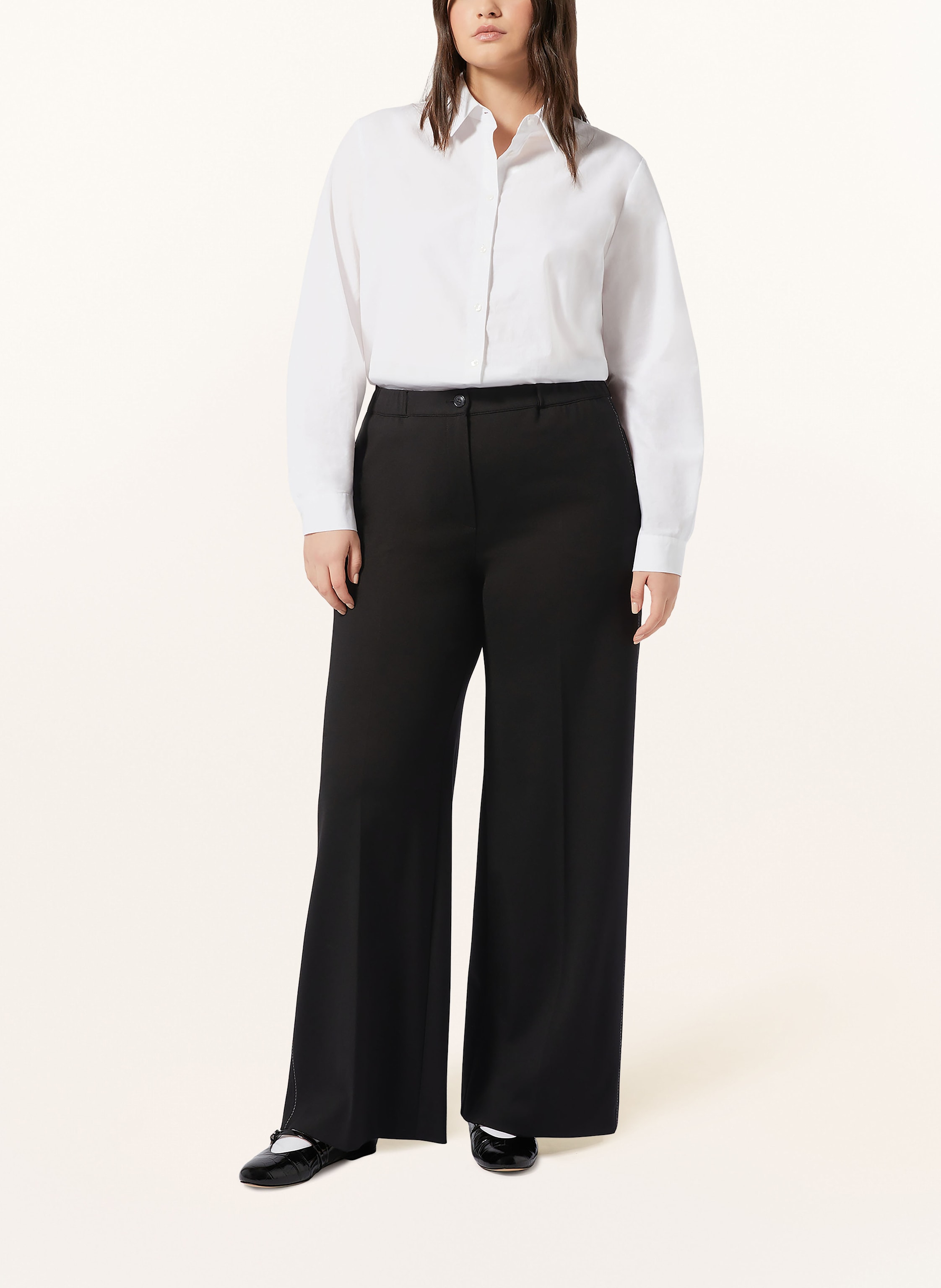 Thumbnail - Persona Marina Rinaldi Jerseyhose Fretty schwarz