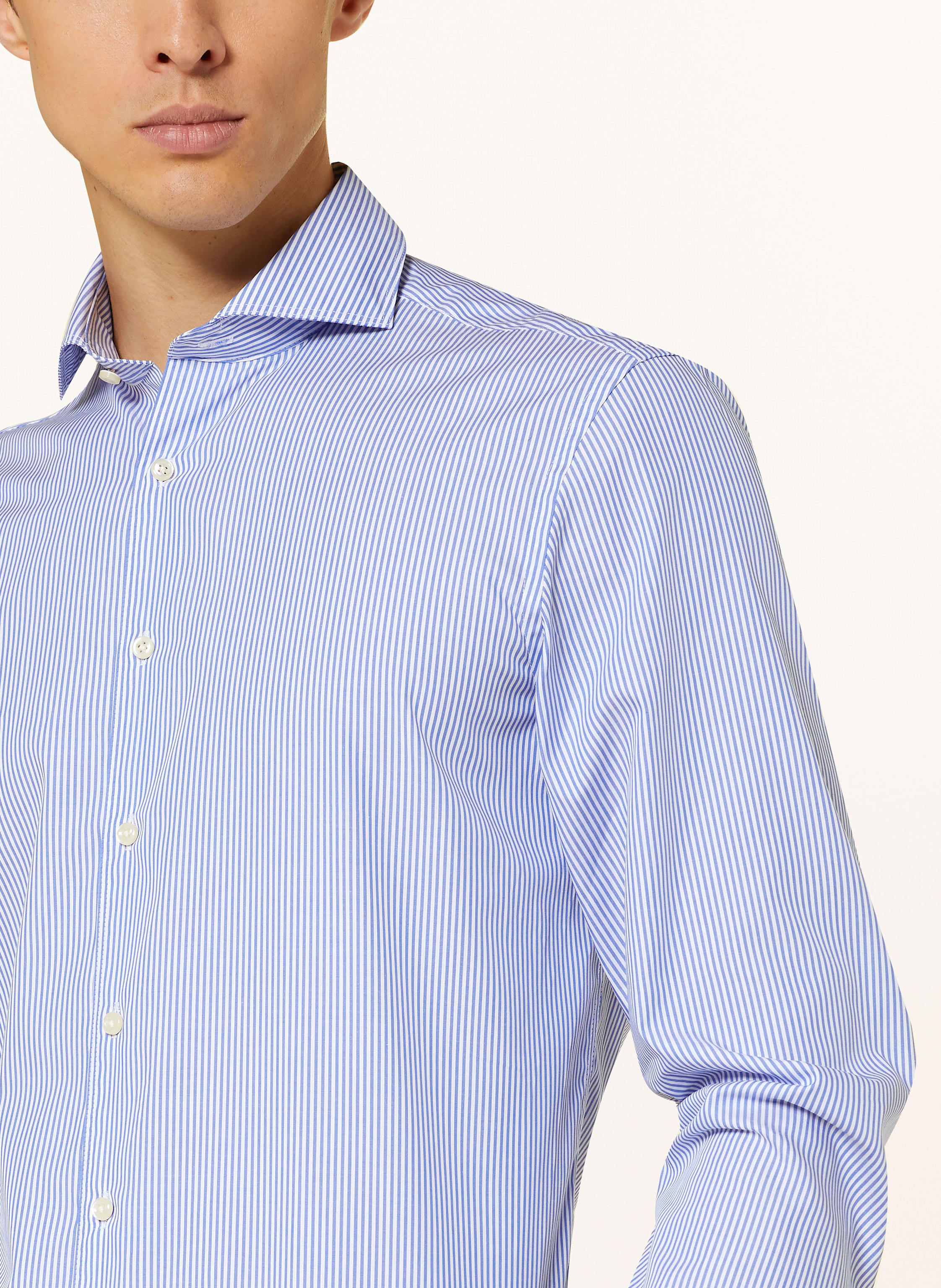 Thumbnail - Strokesman's Hemd Regular Fit blau