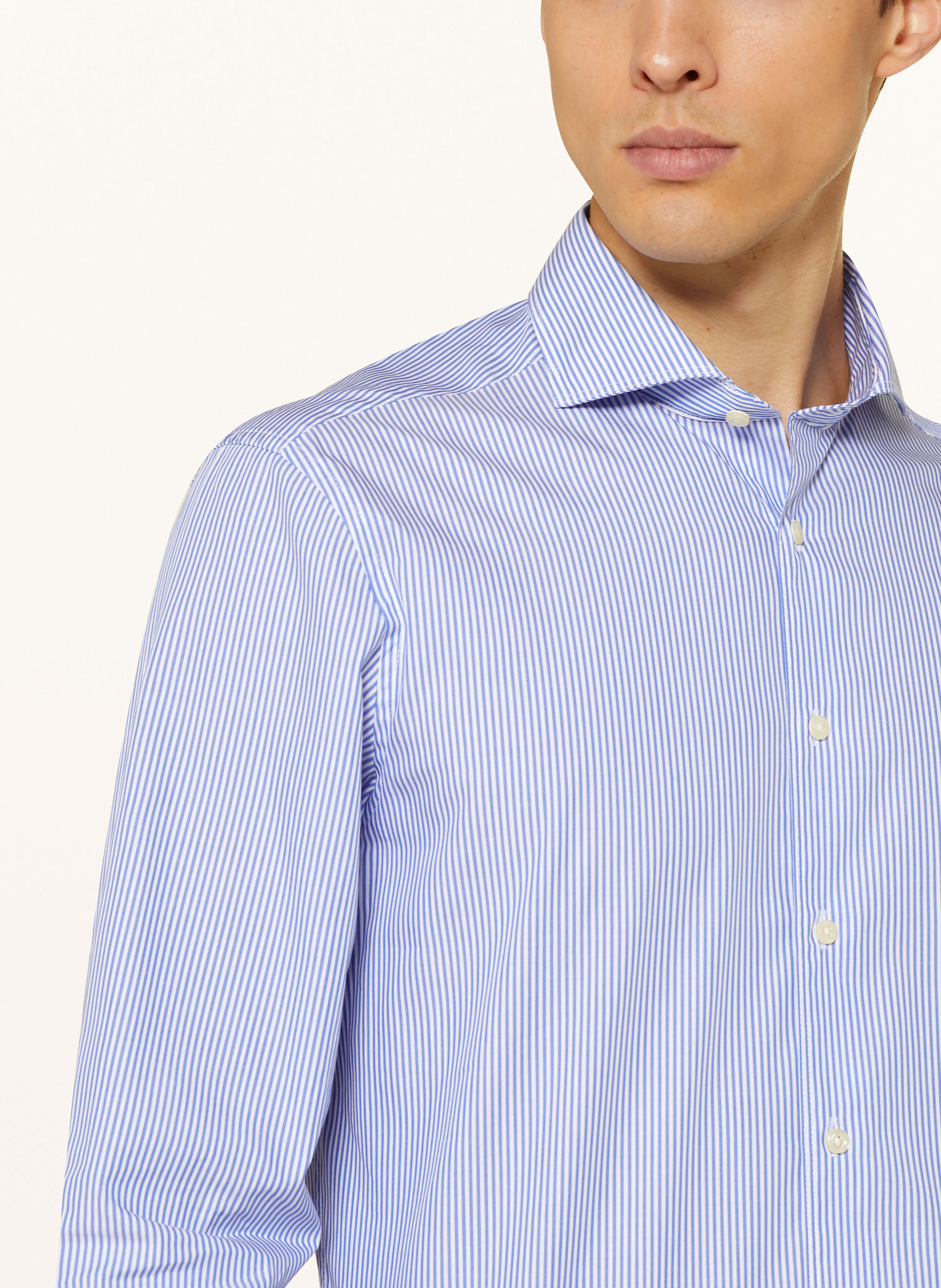 Thumbnail - Strokesman's Hemd Regular Fit blau