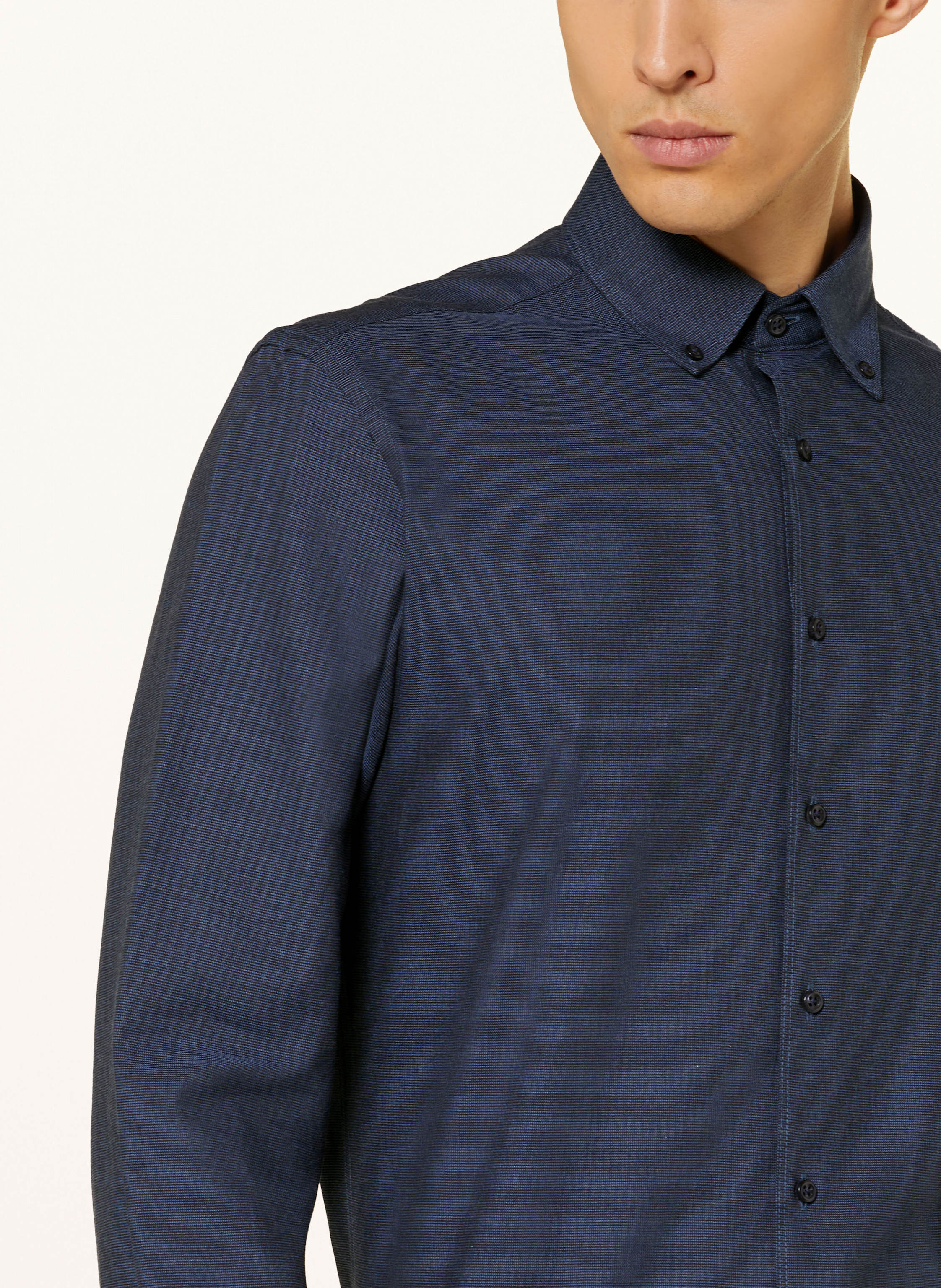 Thumbnail - Strokesman's Flanellhemd Regular Fit blau