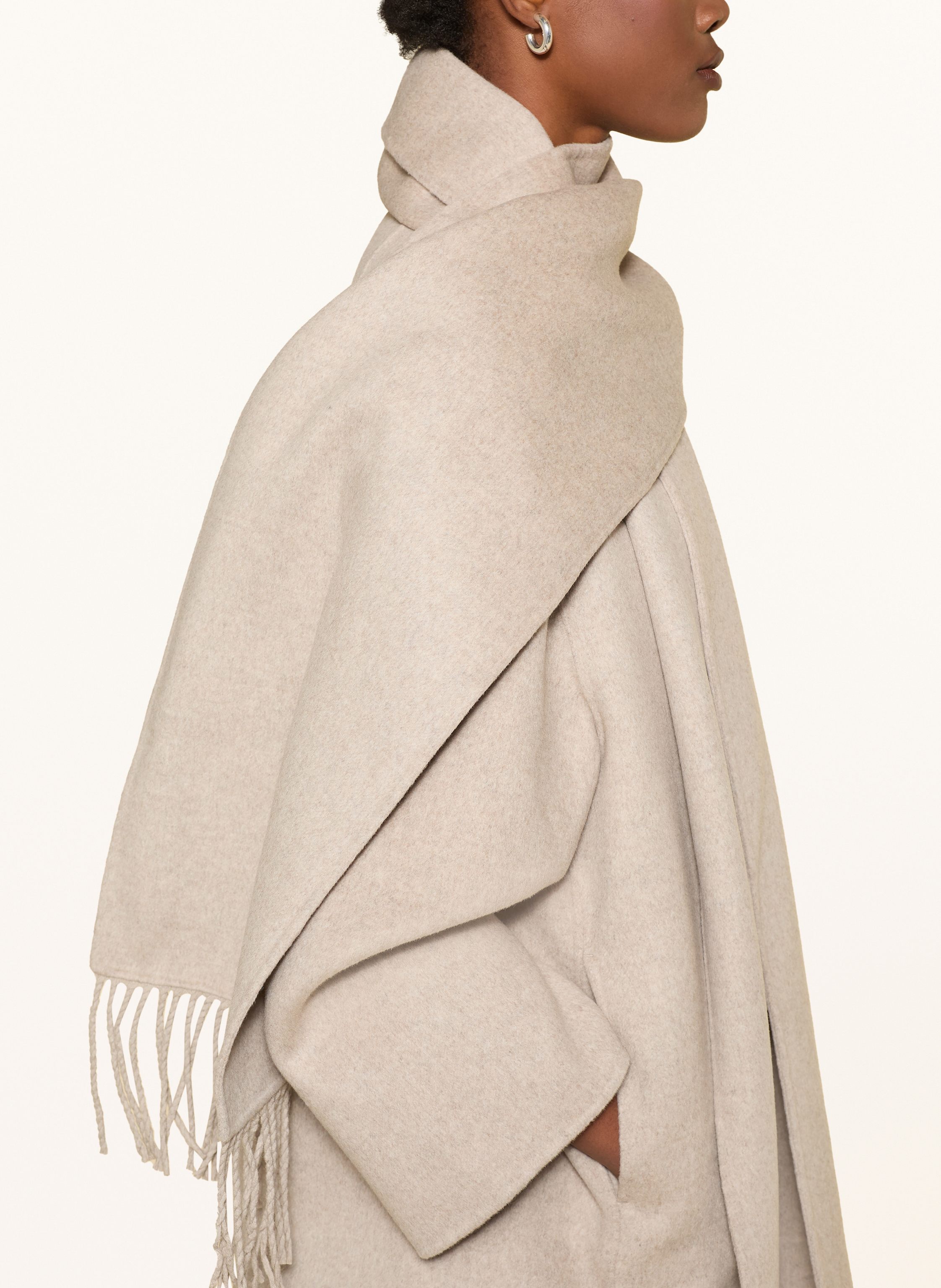 Thumbnail - Mrs & Hugs Wollmantel beige