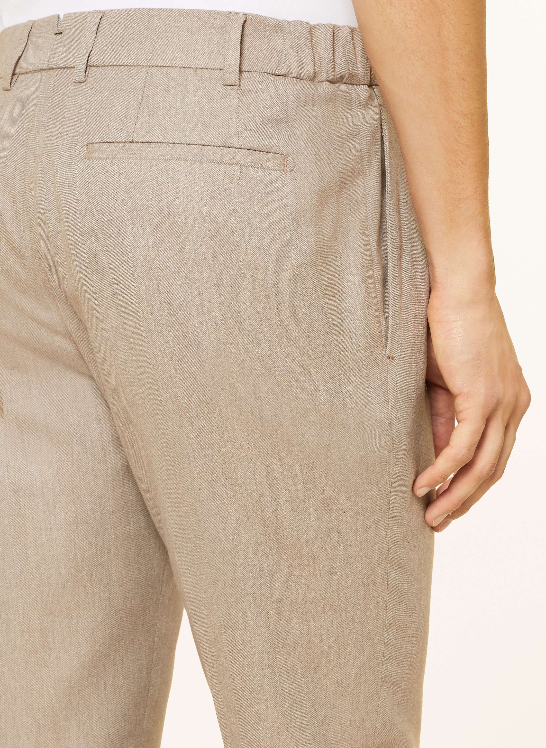 Thumbnail - Berwich Chino Xretro The Travel Fit beige