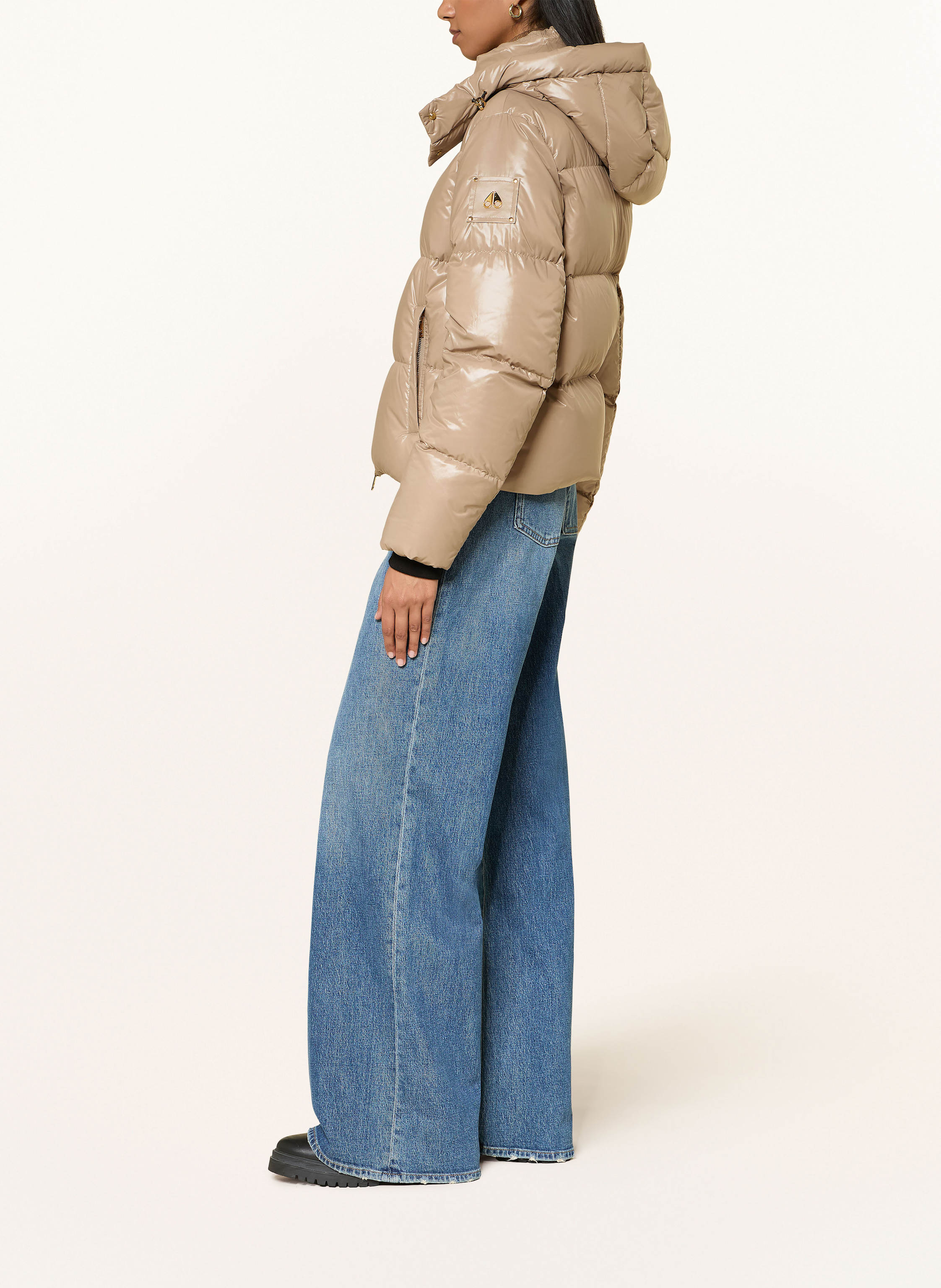 Thumbnail - Moose Knuckles Daunenjacke Moonstone Mit Abnehmbarer Kapuze braun