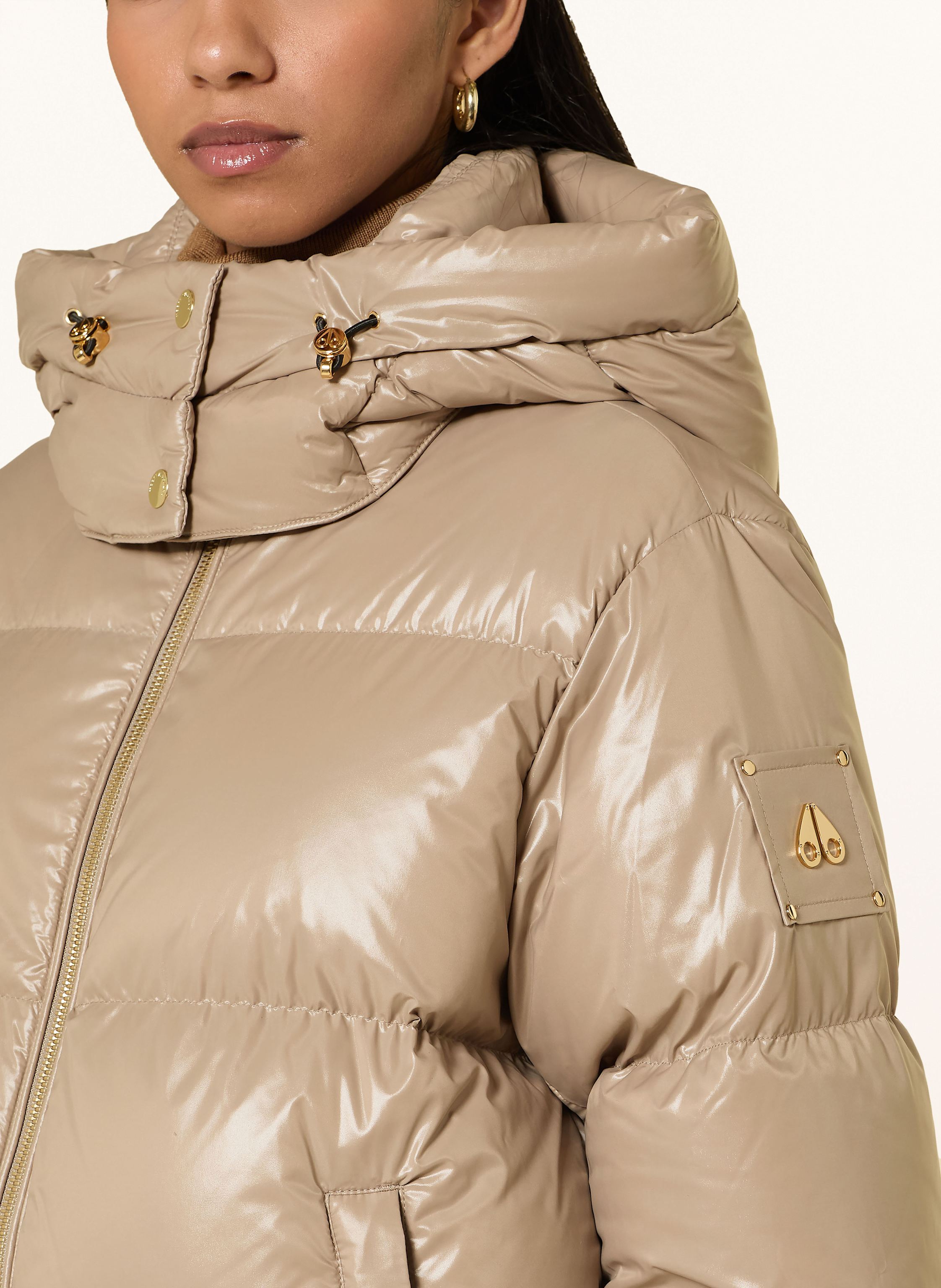 Thumbnail - Moose Knuckles Daunenjacke Moonstone Mit Abnehmbarer Kapuze braun