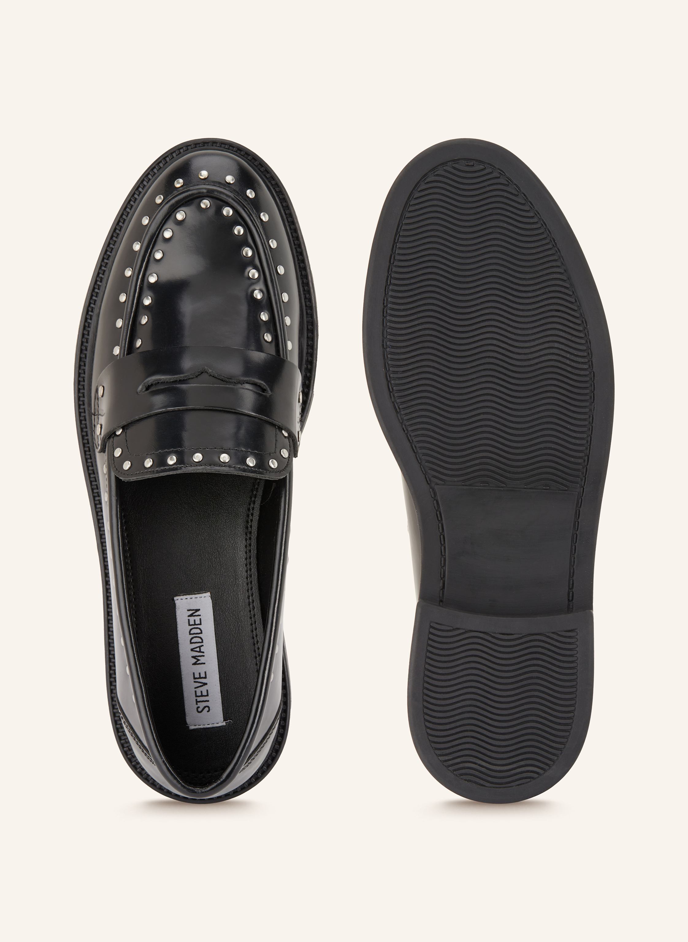 Thumbnail - Steve Madden Penny-Loafer Harloe Mit Nieten schwarz