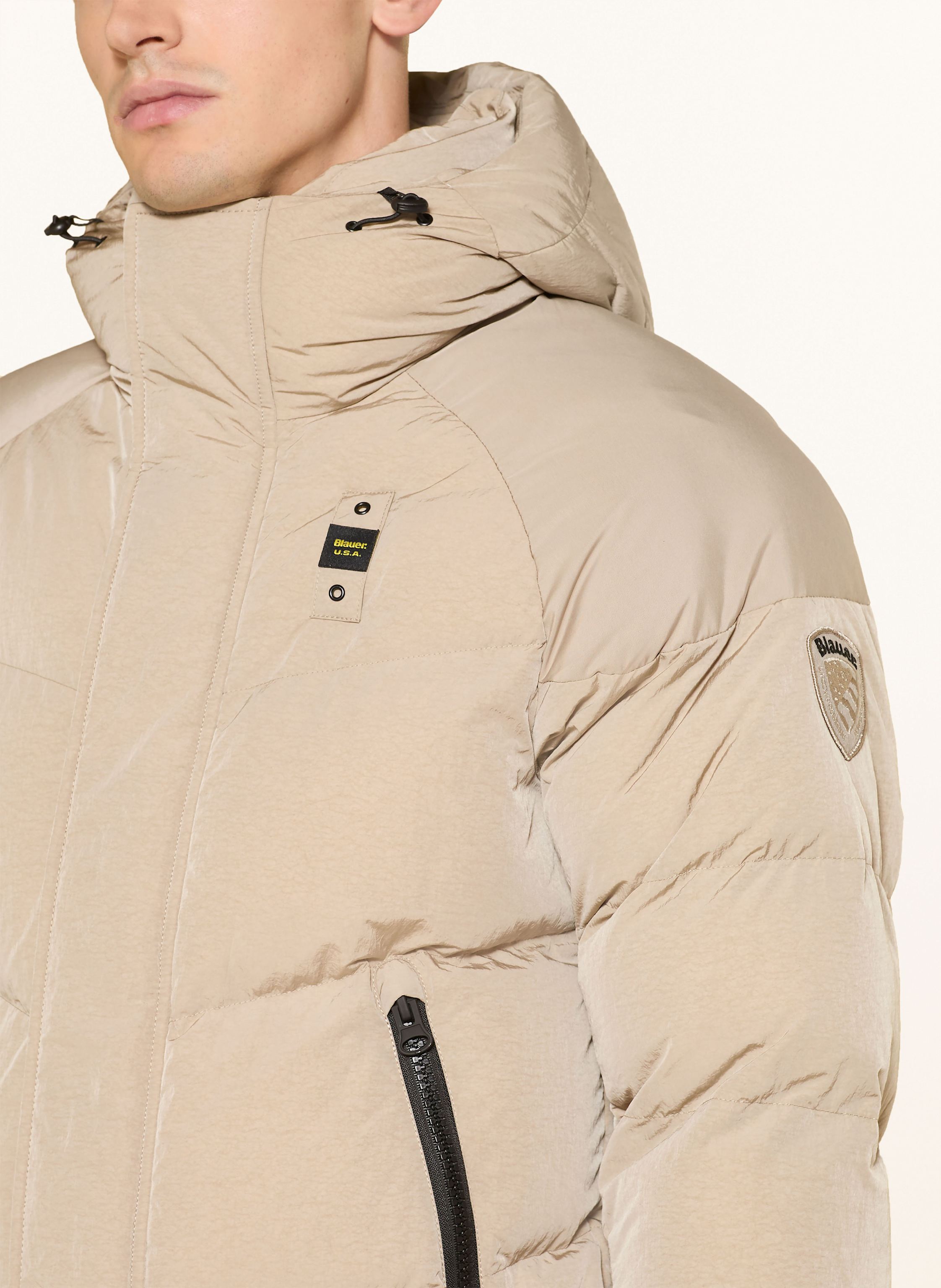 Thumbnail - Blauer Steppjacke Crown Mit Dupont™ Sorona®-Isolierung beige